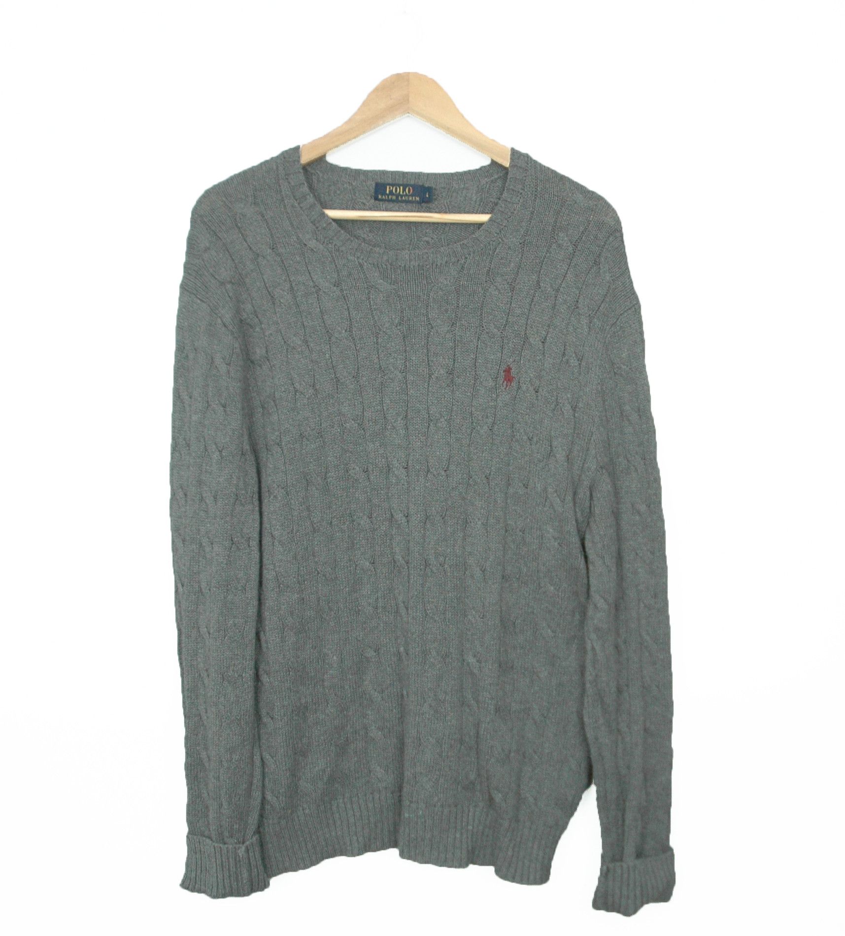 Polo Ralph Lauren POLO RALPH LAUREN Knit Crewneck Texture Sweaters Size US L / EU 52-54 / 3 - 1 Thumbnail