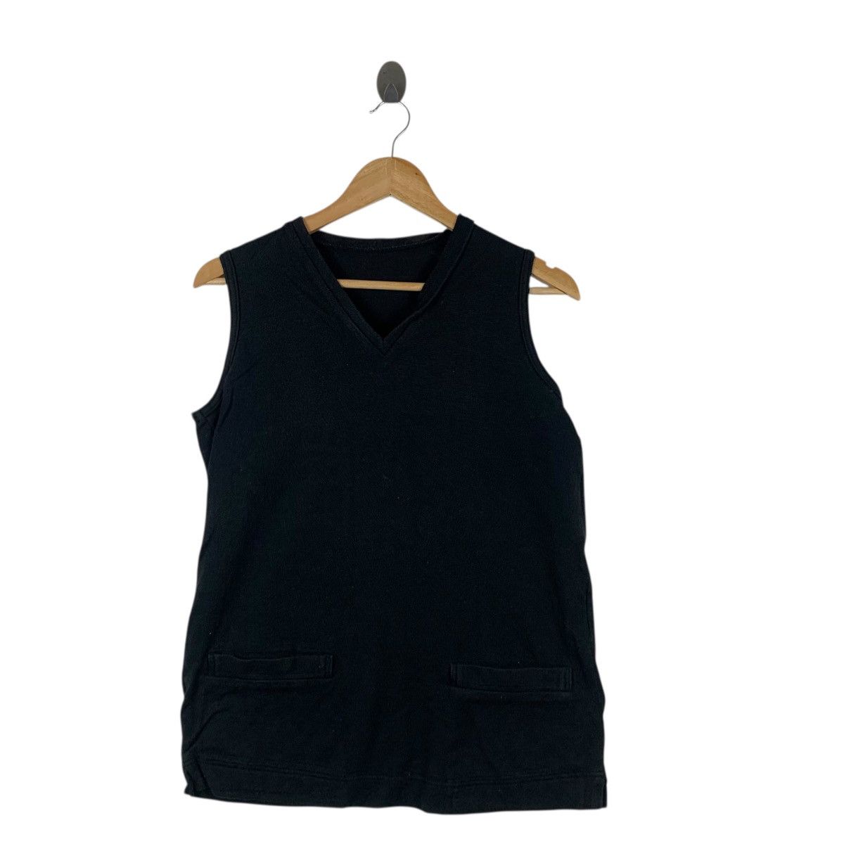 Yohji Yamamoto Vintage YOHJI YAMAMOTO INED Natural Pure Dyed Tank Top Tee Size S / US 4 / IT 40 - 3 Thumbnail
