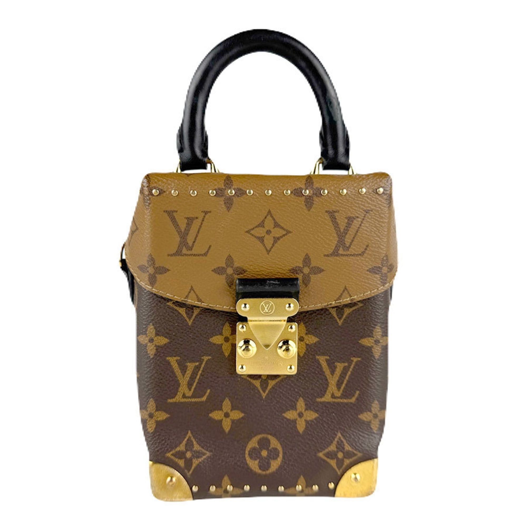 Louis Vuitton Louis Vuitton Monogram Reverse Shoulder Bag with Camera Box/Monogram Brown Women's M82465 z8123 Size ONE SIZE - 1 Thumbnail