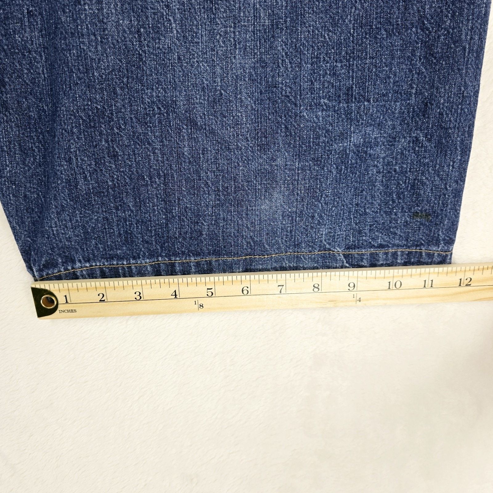 Other Vintage Y2K Indigo Red Jean Shorts 40 Baggy Skater Jorts Size US 40 / EU 56 - 15 Thumbnail