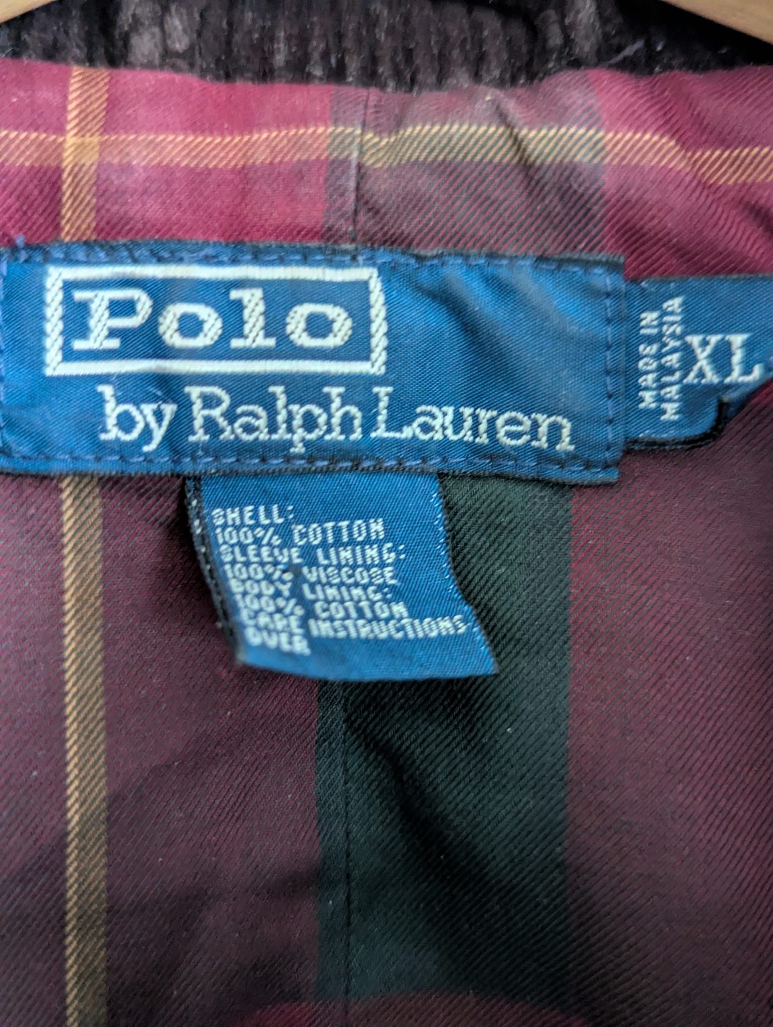 Polo Ralph Lauren Heavy coat ox-blood color Size 46L - 2 Thumbnail