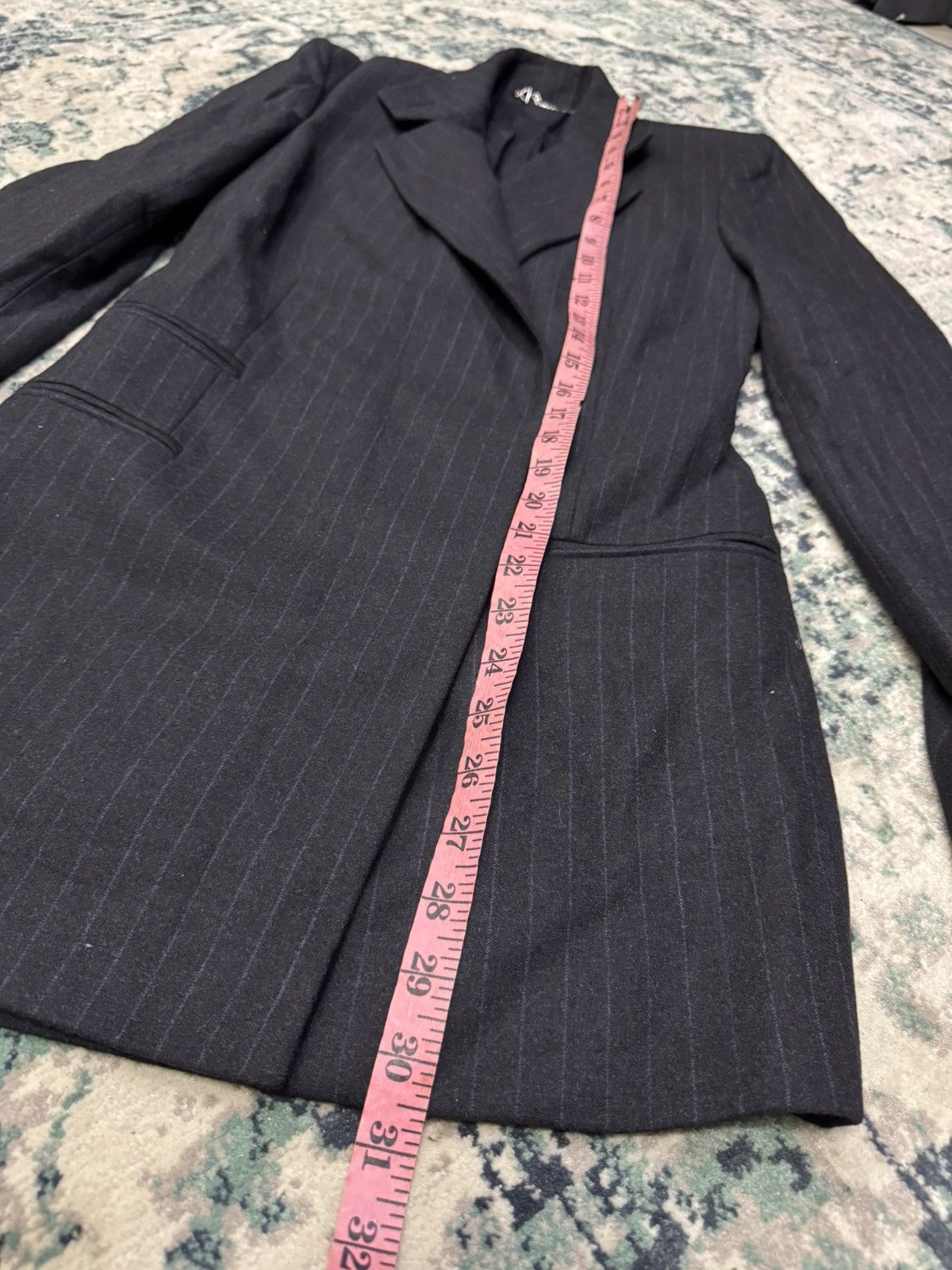 Gucci GUCCI PINSTRIPE POINT BLAZER Size XS / US 0-2 / IT 36-38 - 3 Thumbnail