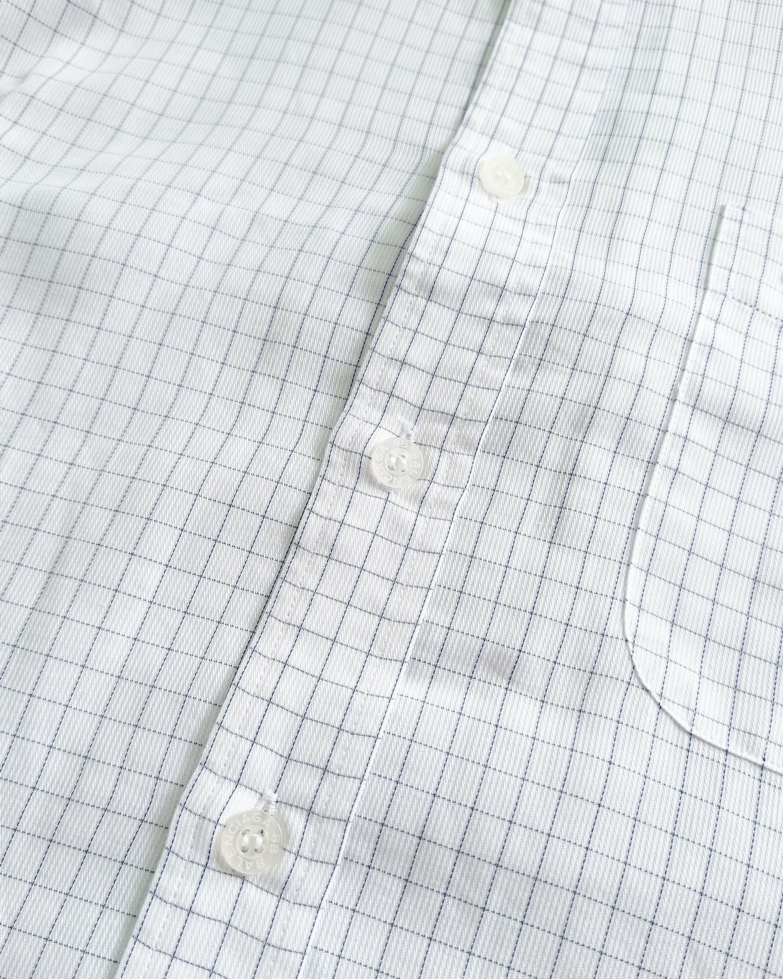 Balenciaga Vintage Balenciaga Checked Shirt Size US L / EU 52-54 / 3 - 5 Thumbnail