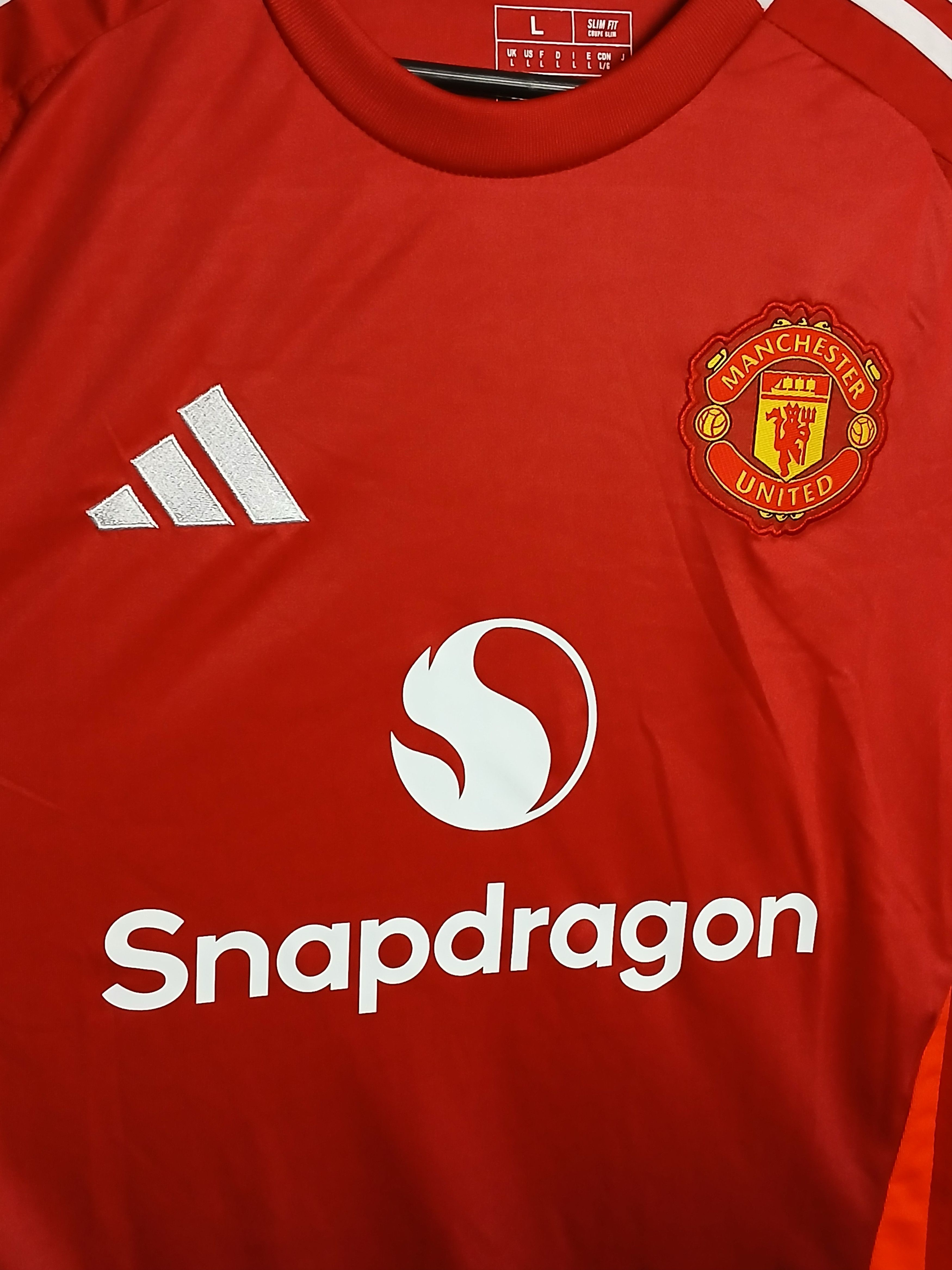 Other Manchester United 2024/2025 Home Football Jersey T-Shirt Size US L / EU 52-54 / 3 - 3 Thumbnail