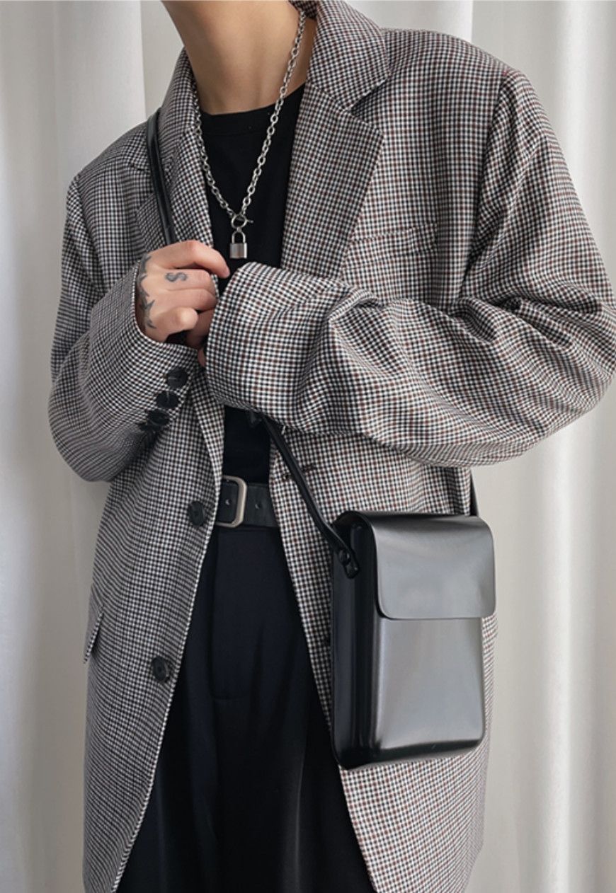 Other Men’s Homemade black diagonal bag Size ONE SIZE - 1 Thumbnail