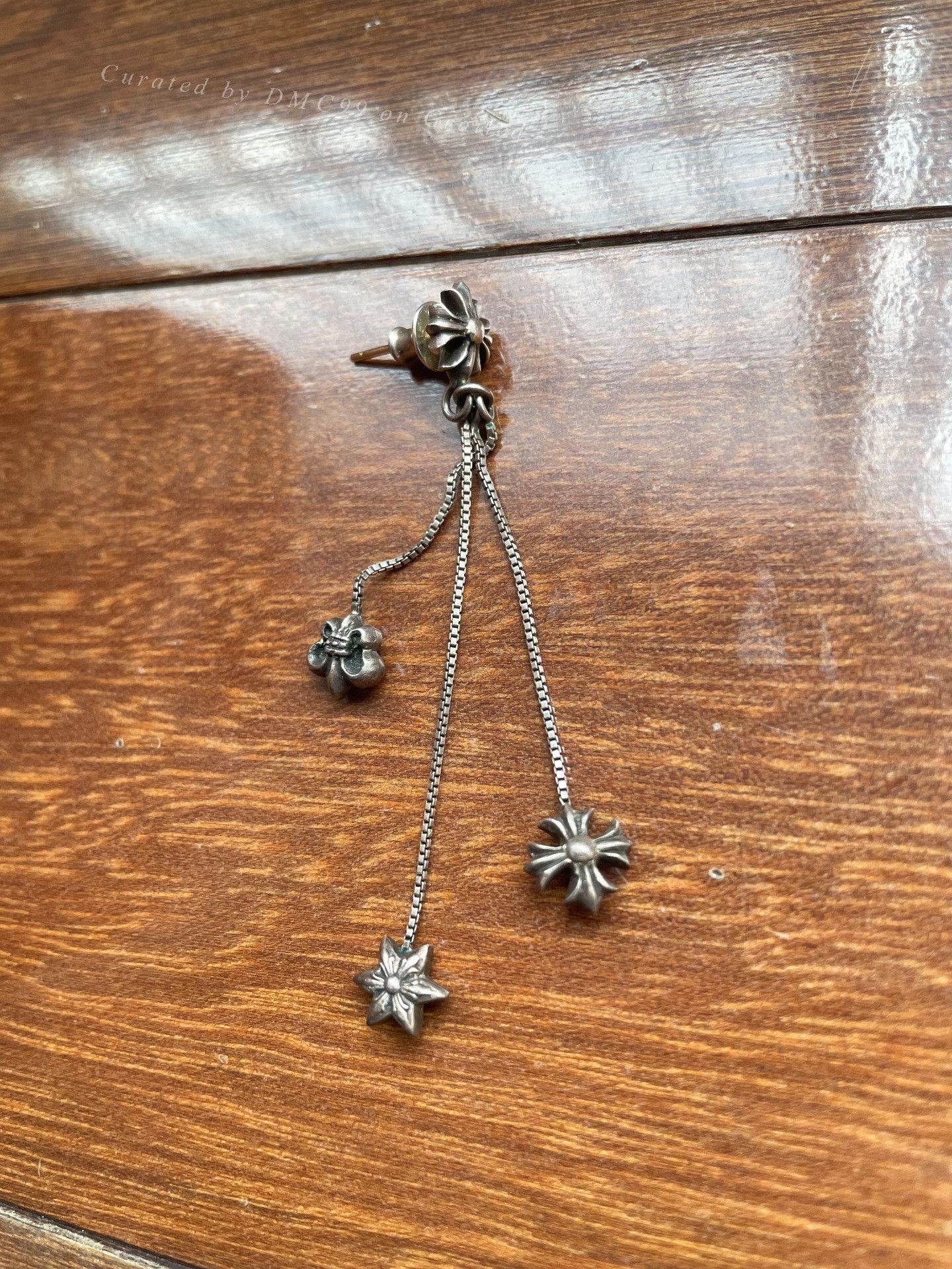 Chrome Hearts Chrome Hearts Three-Charm Jojo Earrings | Grailed