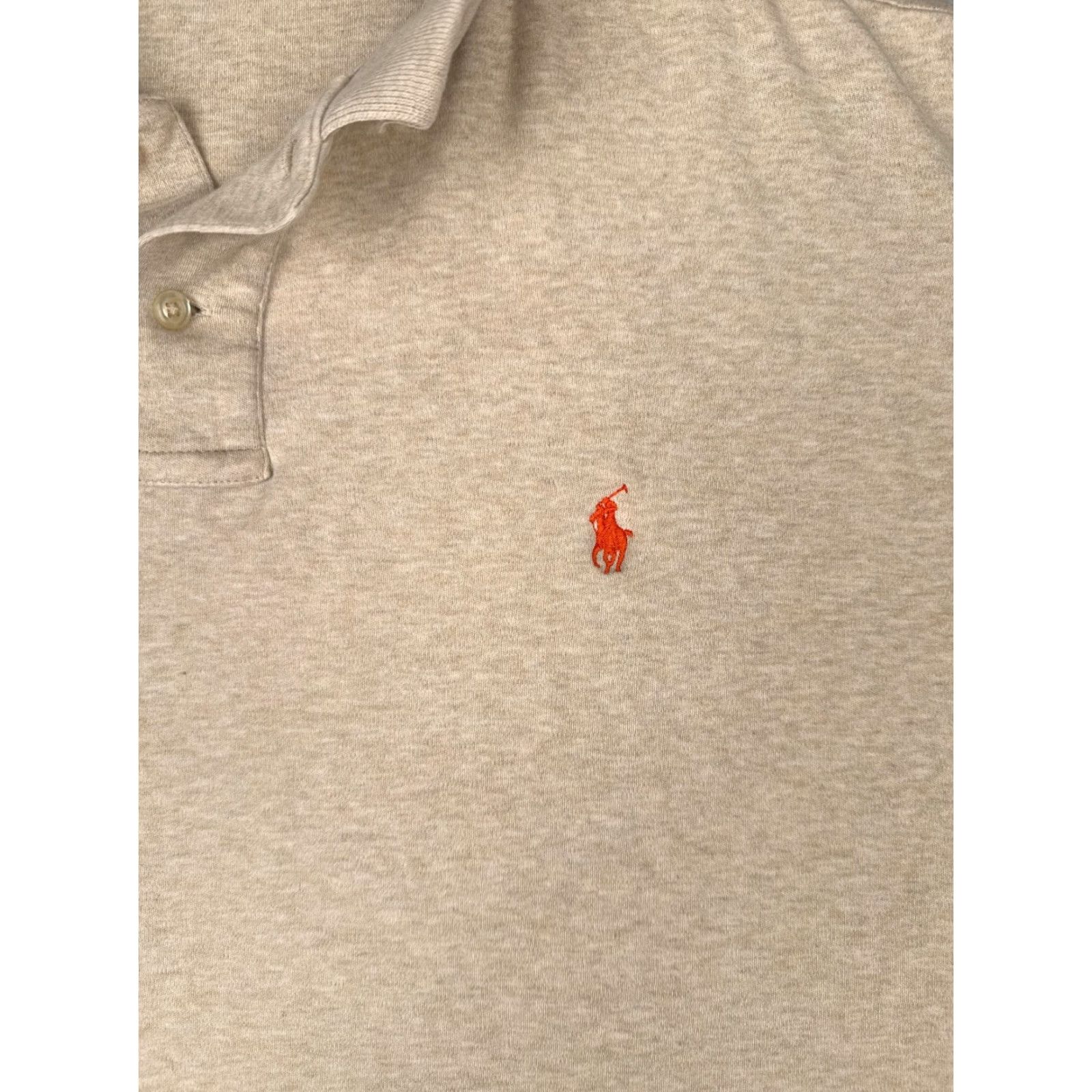 Ralph Lauren Ralph Lauren Polo Shirt Adult XL Beige 100% Cotton Short Sleeve Regular Fit Men’s Polo Shirt Beige 100% Cotton Modern Sports Mens Size US XL / EU 56 / 4 - 6 Thumbnail