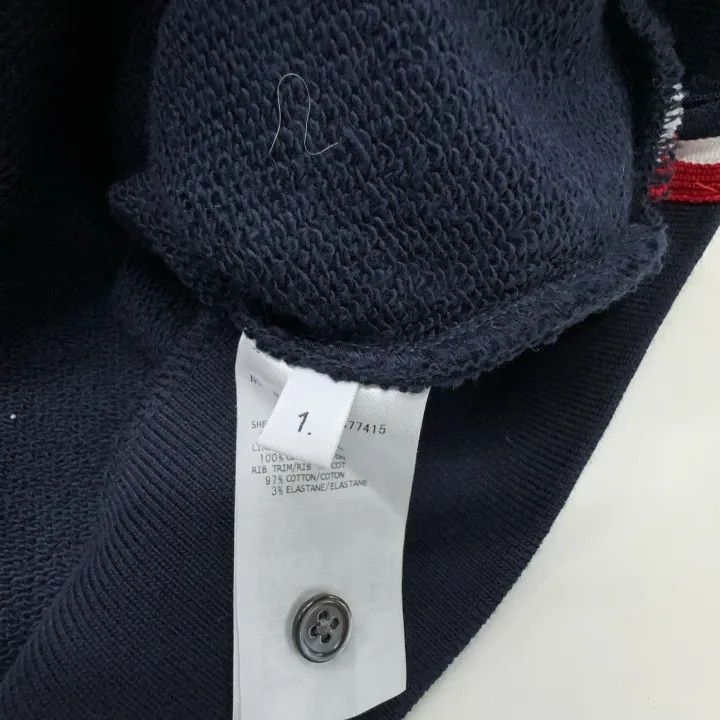 Thom Browne Thom Browne Blue Zip Hoodie with Stripes -2507 Size US XXS / EU 40 - 5 Thumbnail