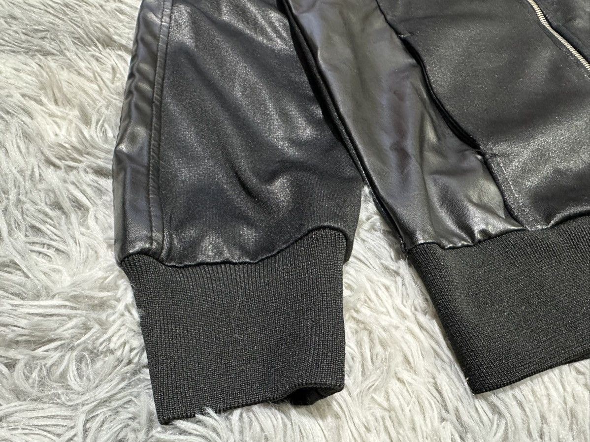 Japanese Brand 🔥Sick Y2K Macalester Waxed Faux Leather Bomber Jacket Size US L / EU 52-54 / 3 - 5 Thumbnail