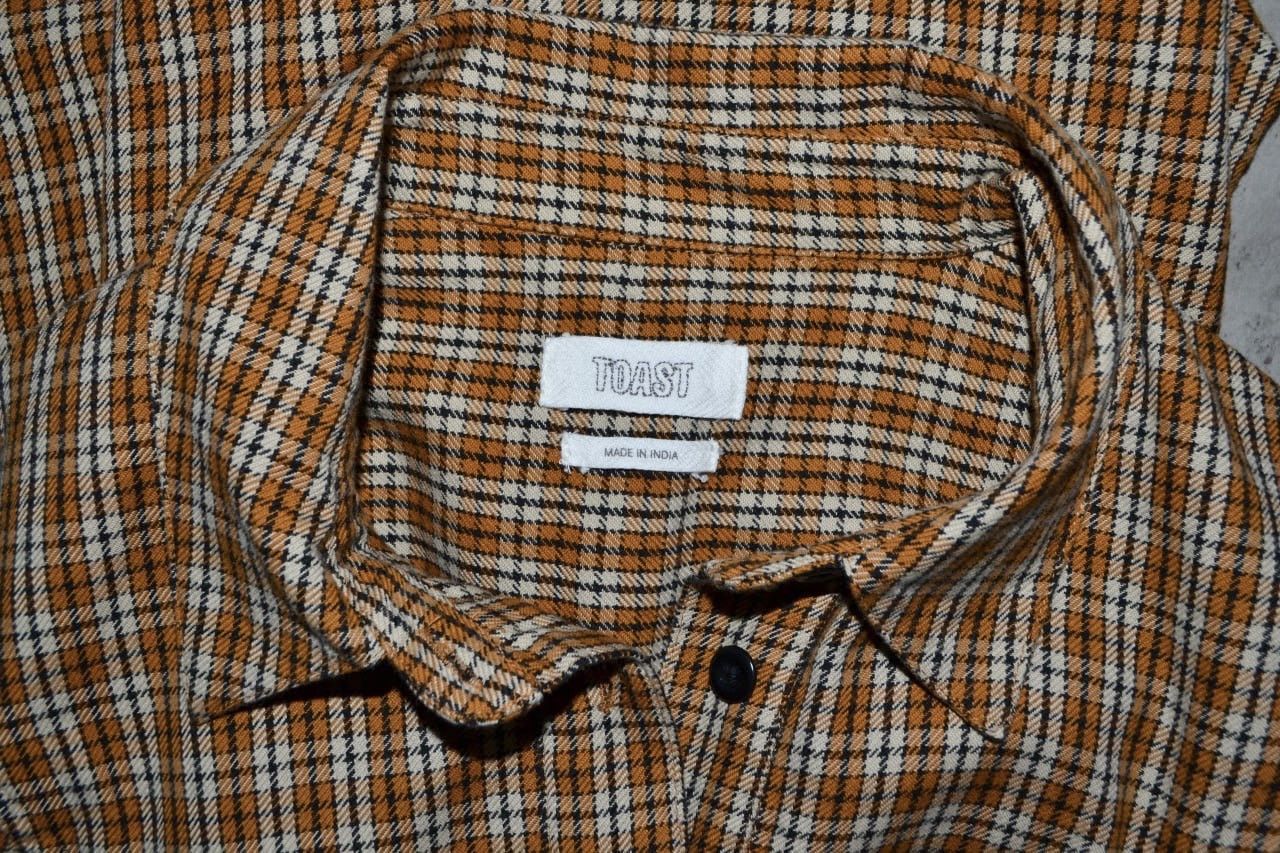 Designer Toast Swing Shirt Dress Size 8 Oversized Brushed Cotton Size S / US 4 / IT 40 - 9 Thumbnail