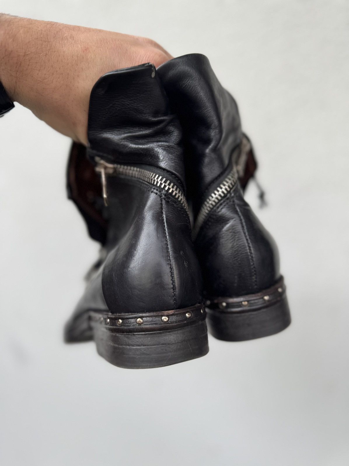 A.S.98 A.S.98 Avantgarde Punk y2k Leather boots Size 38 Size US 8 / IT 38 - 9 Thumbnail