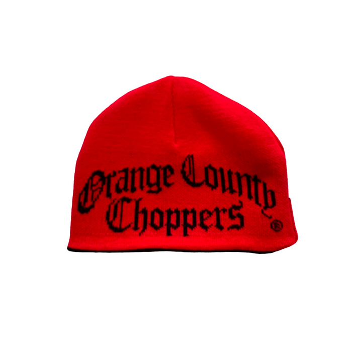 Vintage Orange County Choppers Beanie Hat Reversible Double Sided Grailed