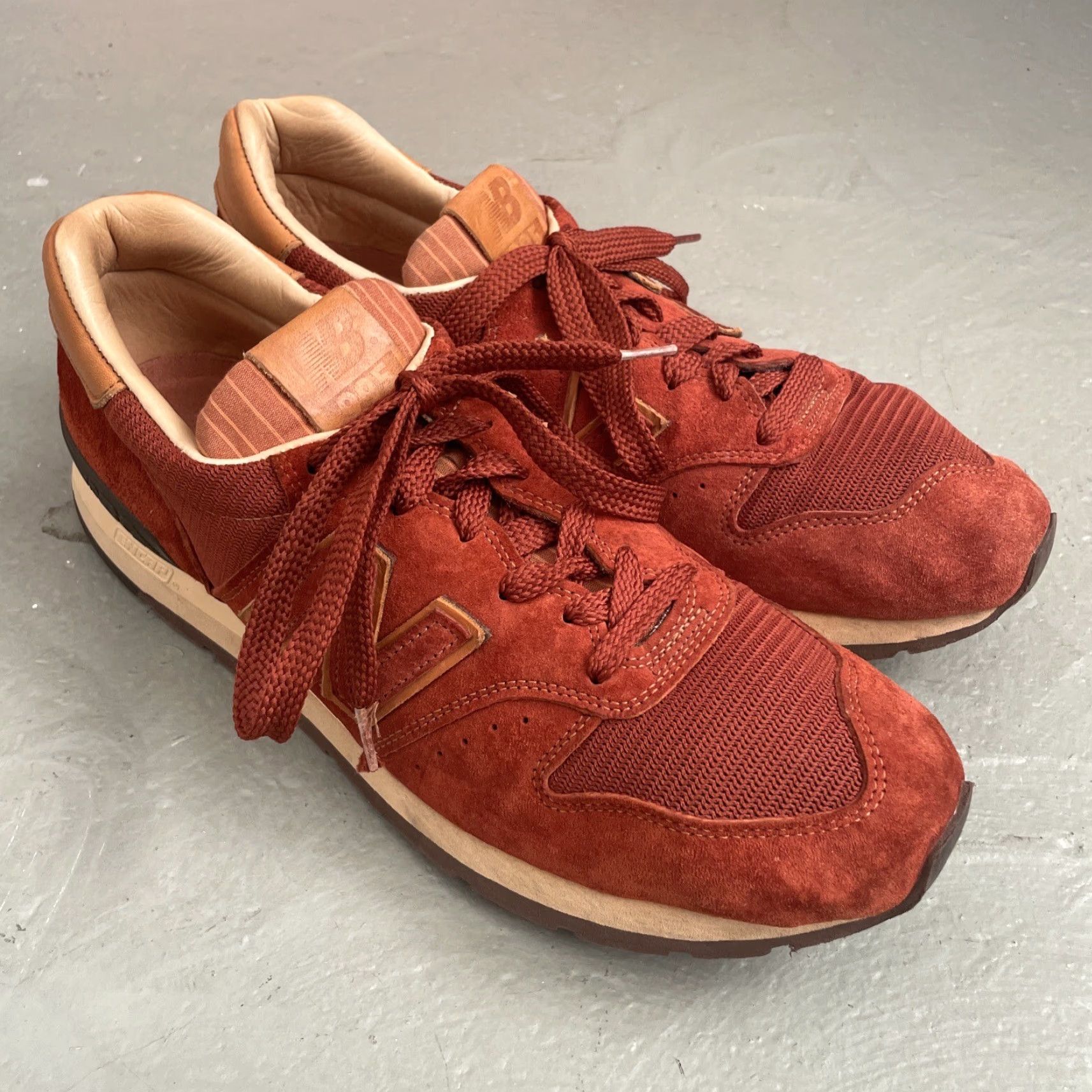New Balance New Balance 995 Baseball Leather Made In USA Size 13 Brown Mens Sneaker M995BDG Size US 13 / EU 46 - 3 Thumbnail