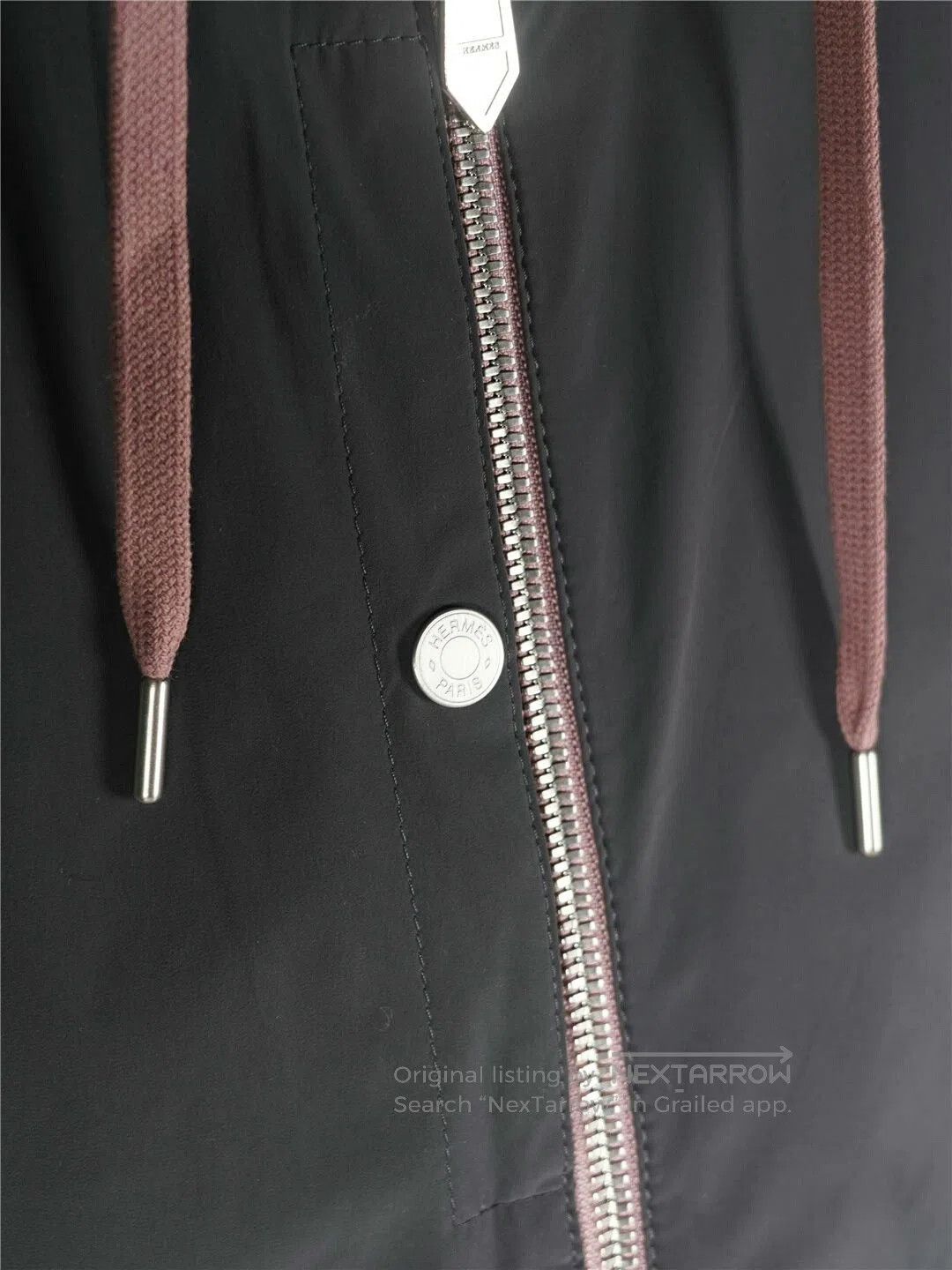 Hermes Hermes Reversible Hooded Leather Jacket. Size US M / EU 48-50 / 2 - 8 Thumbnail