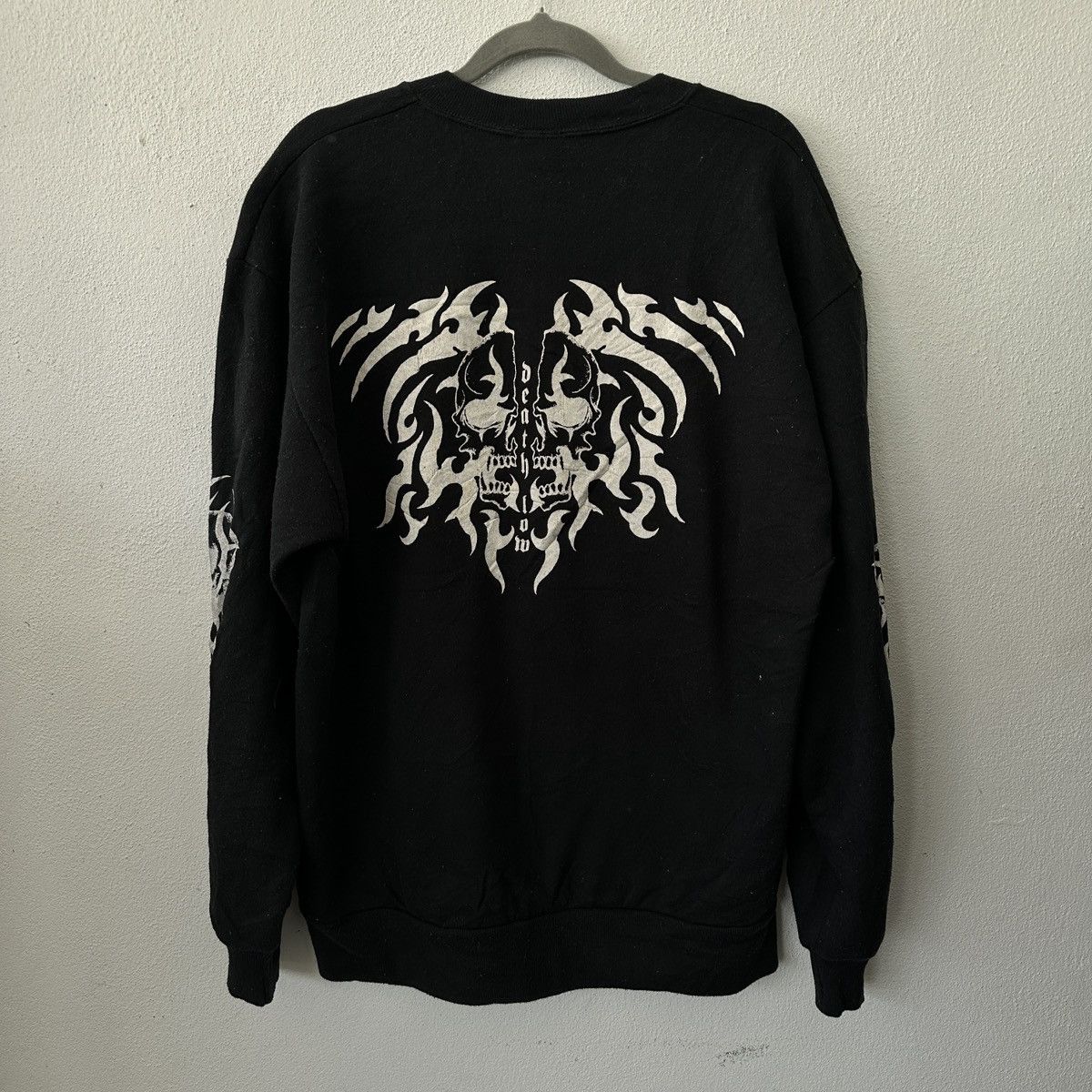 Los Angeles Apparel Black angel dragon evil sweatshirt usa y2k design hardcore Size US L / EU 52-54 / 3 - 2 Thumbnail