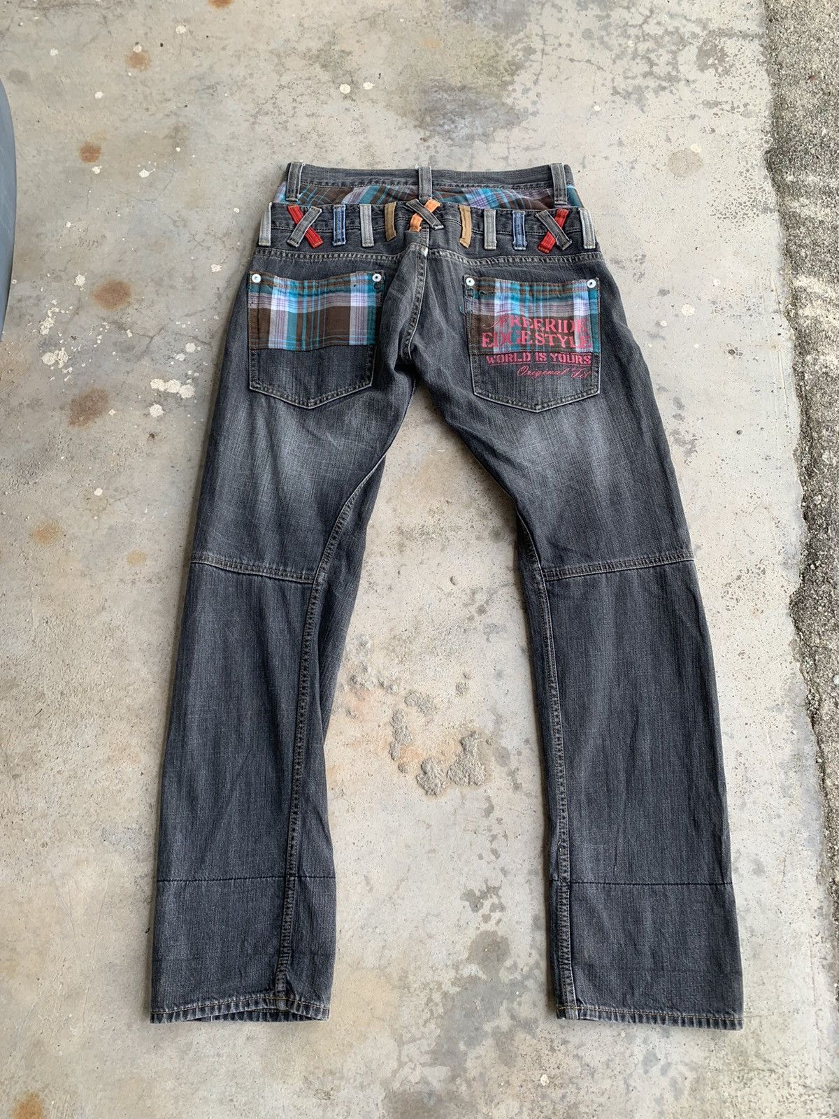 Japanese Brand Double Waist Double Focus Jeans Size US 32 / EU 48 - 3 Thumbnail