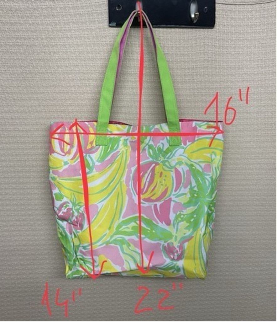 Lilly Pulitzer Lilly Pulitzer for Estee Lauder Women Size L Tote Beach Bag Size ONE SIZE - 10 Thumbnail