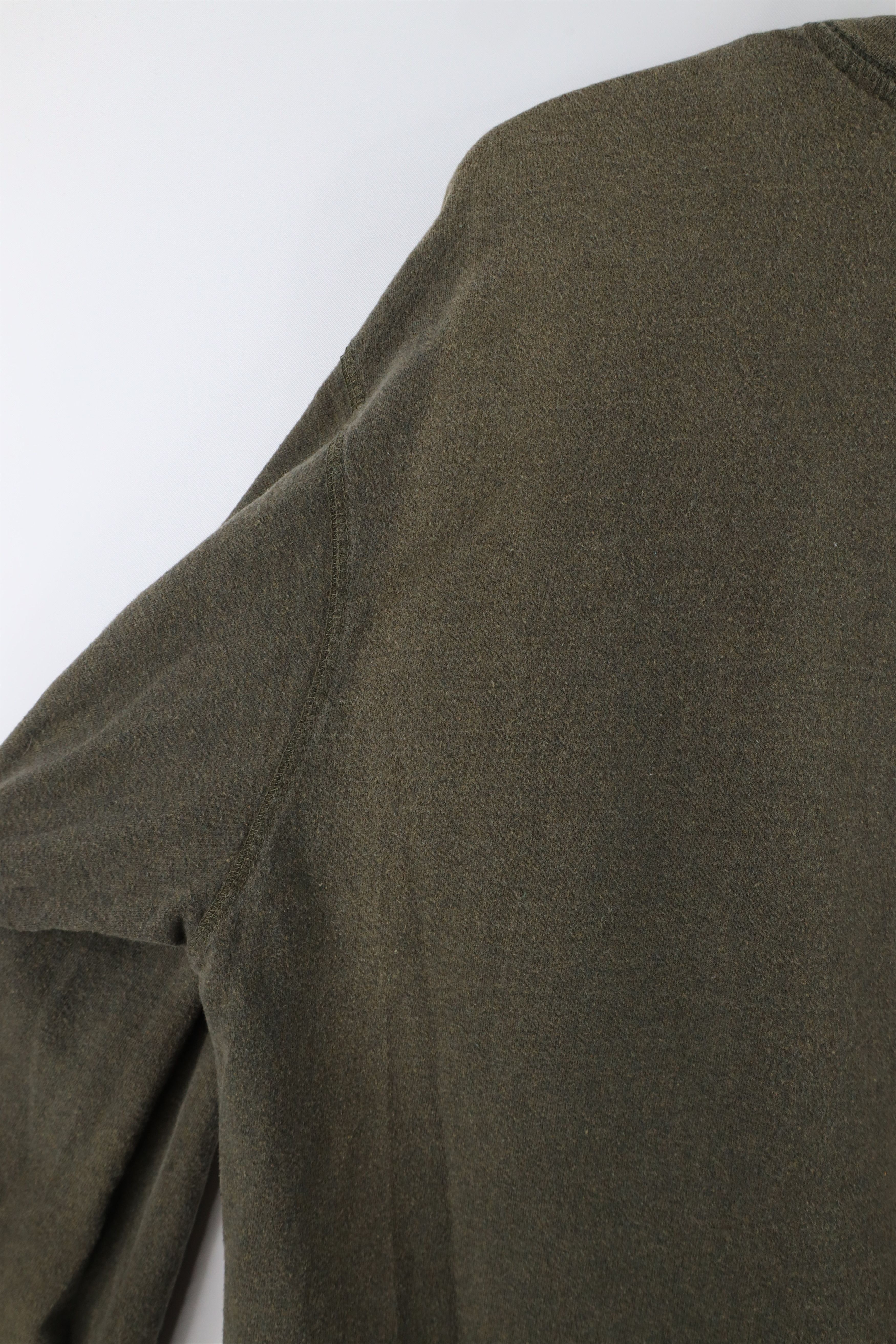 Vintage Vintage 90s Streetwear Long Sleeve Henley T-Shirt Green Size US L / EU 52-54 / 3 - 8 Thumbnail