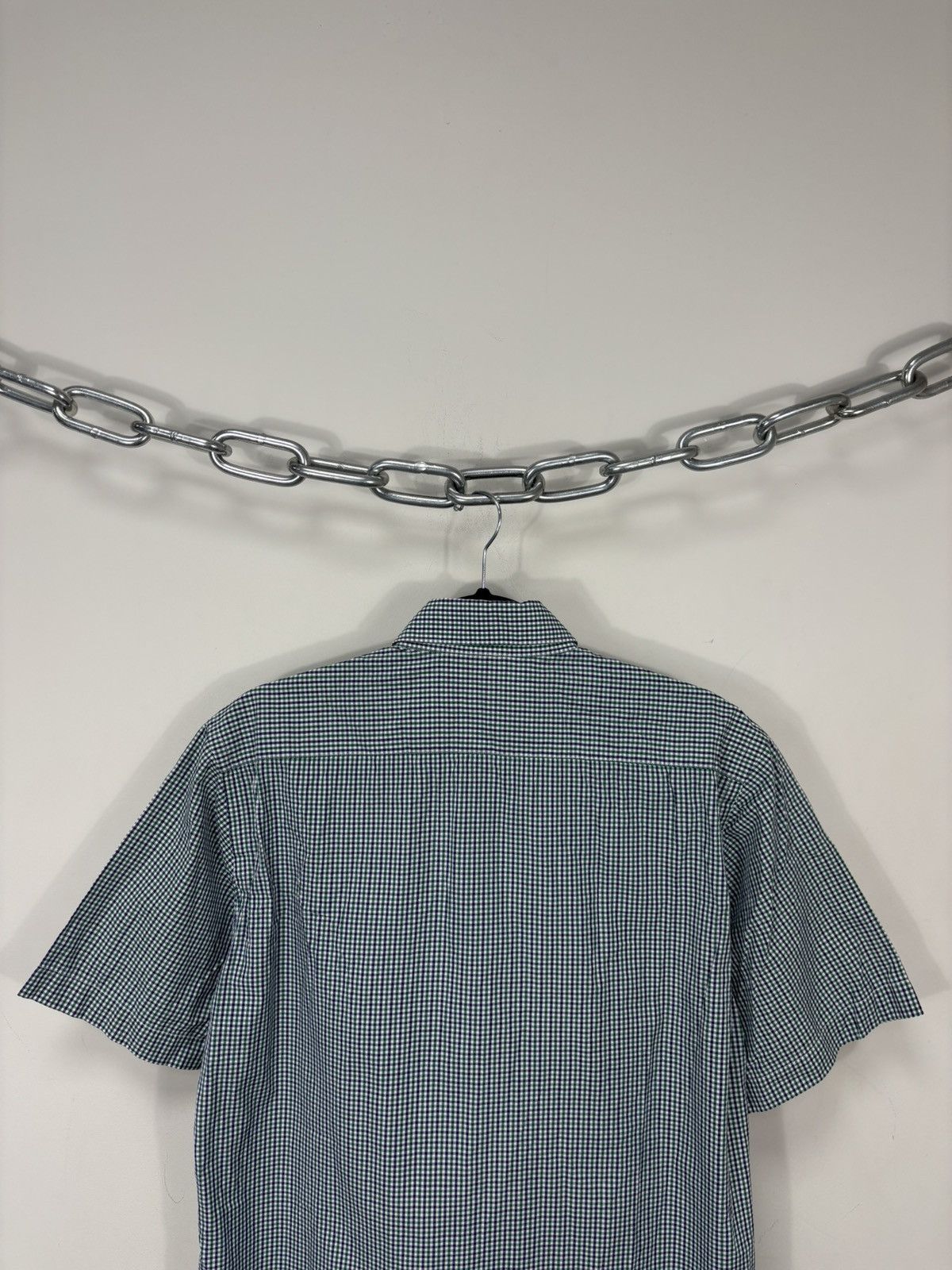 Other Bruli Swiss Made Men’s Gingham Check Short Sleeve Shirt Size US L / EU 52-54 / 3 - 15 Thumbnail