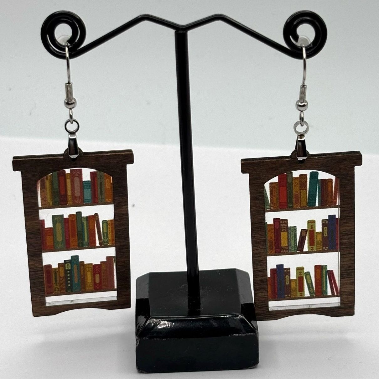 Other Brown Bookshelf Earrings Size ONE SIZE - 2 Thumbnail