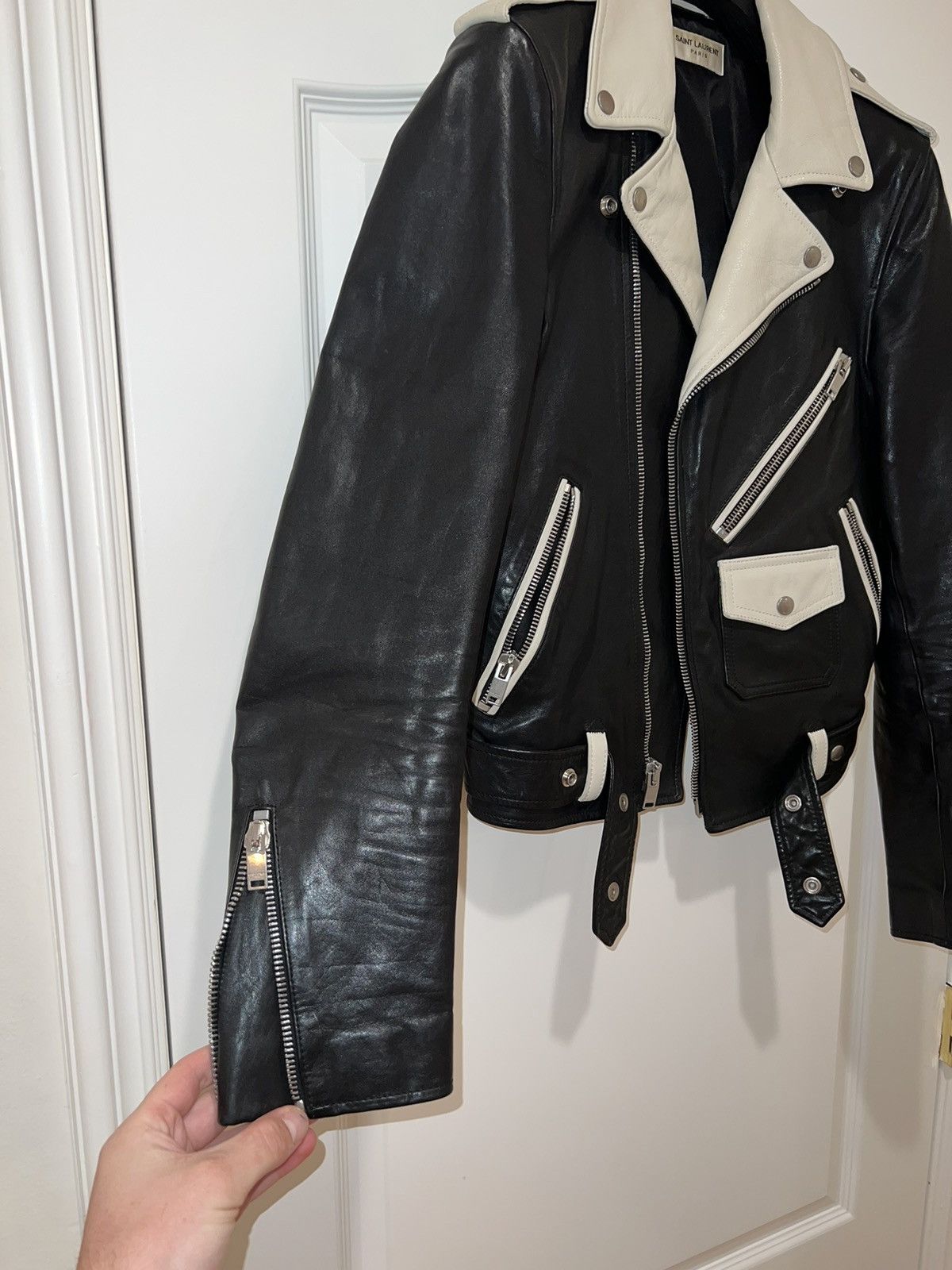 Saint Laurent Paris Saint Laurent Moto jacket Size US S / EU 44-46 / 1 - 3 Thumbnail