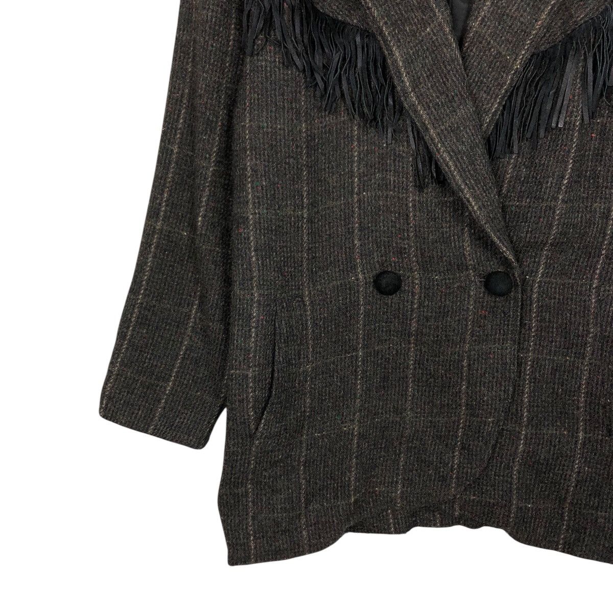 Japanese Brand 📌Wool Jacket Boro Design Western Hiyoshiya Issey Miyake Size US M / EU 48-50 / 2 - 5 Thumbnail