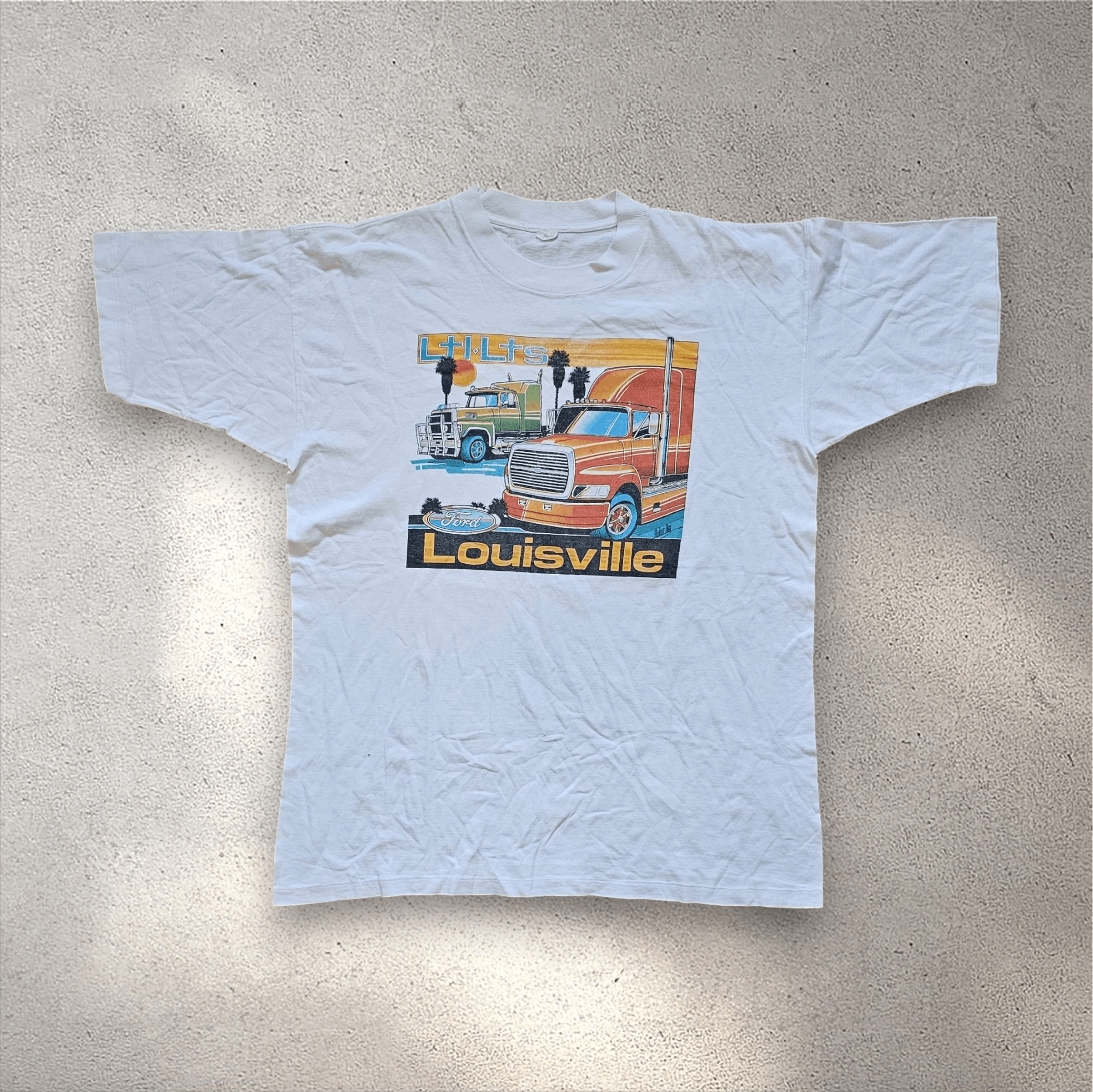 Ford Ford Louisville Vintage Singlestitch Tee Size US XL / EU 56 / 4 - 1 Thumbnail
