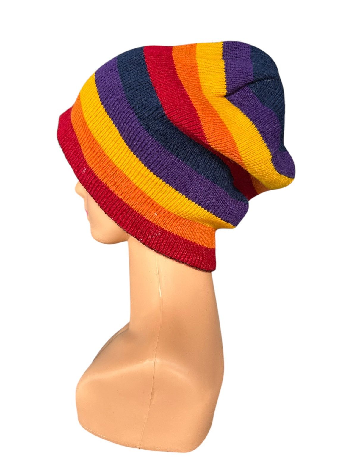 Japanese Brand × Kapital × Vintage Japanese Style knitt Reversible Big Beanie Hats Size ONE SIZE - 2 Thumbnail