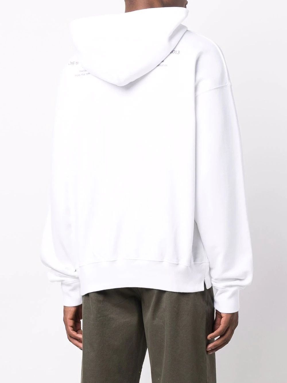 Off-White White Caravaggio Boy Oversized Skate Hoodie Size US L / EU 52-54 / 3 - 4 Thumbnail