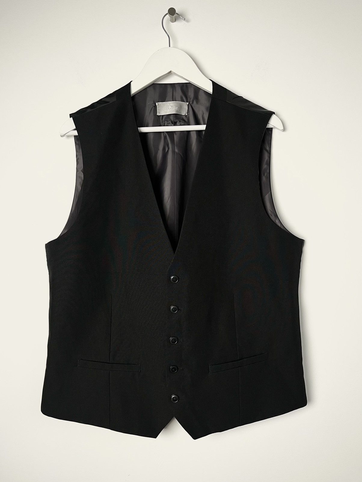 FW07 Dior Homme Classic Wool Suit Vest by Hedi Slimane