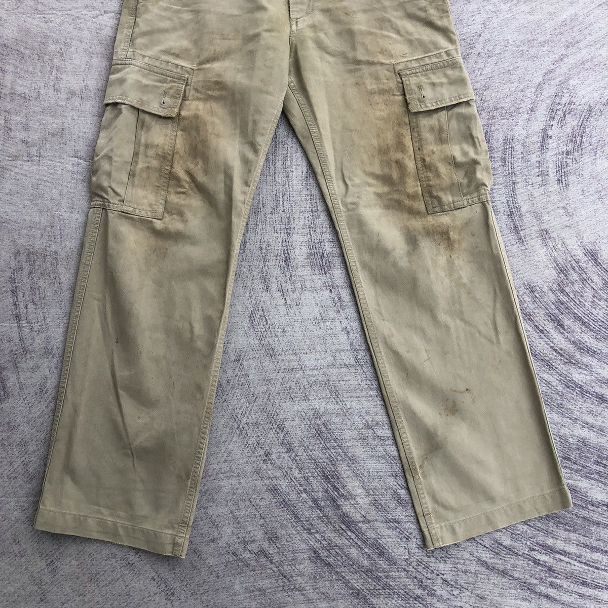Japanese Brand × Oshkosh × Vintage Faded Cargo Pants OshKosh With 6 Pocket Size US 33 - 3 Thumbnail