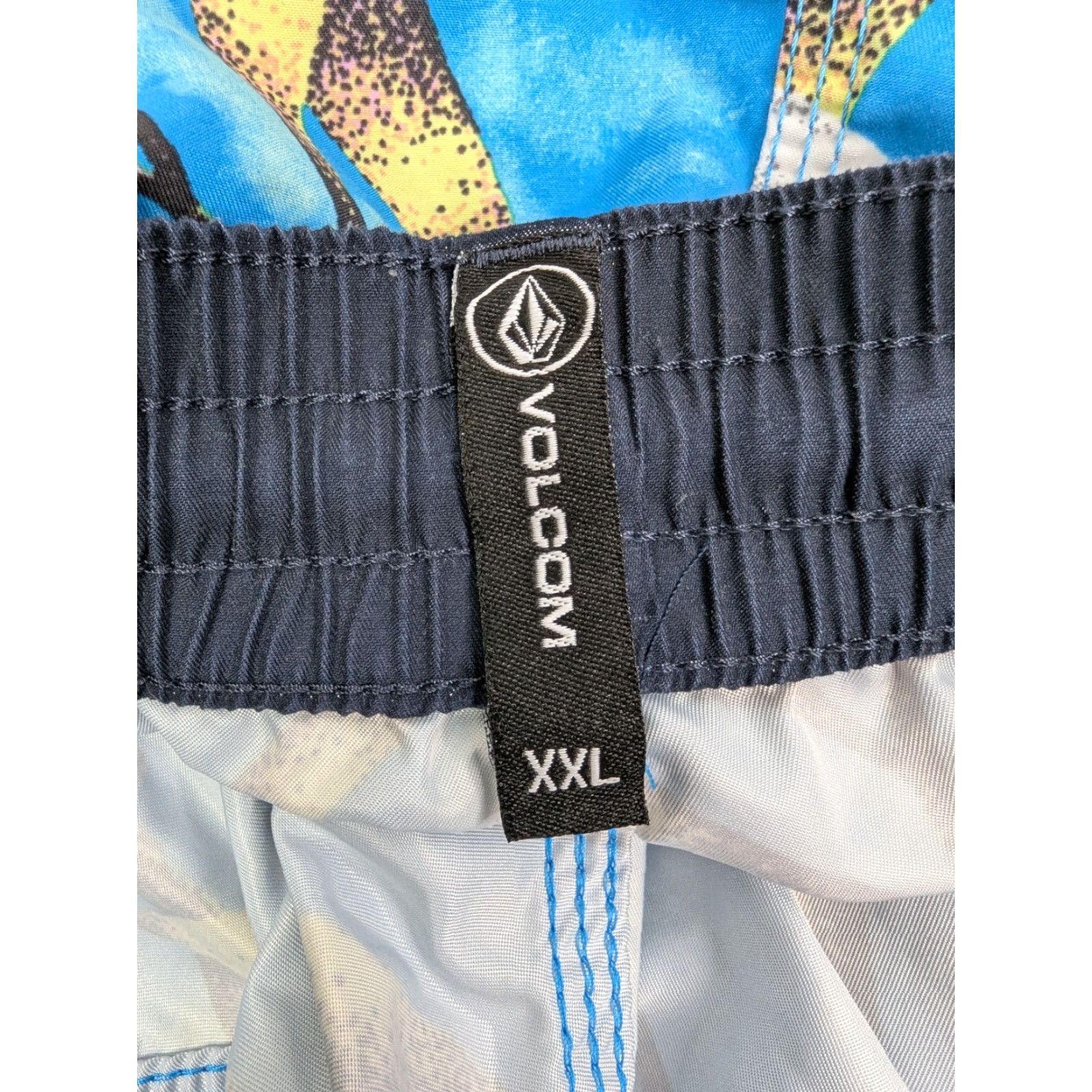 Volcom Volcom Men’s 2XL Beach Bunch Maliblue Printed Board Shorts Trunks Pool Swim Multi 100% Polyester Mens Beach Bunch Size US 39 - 7 Thumbnail