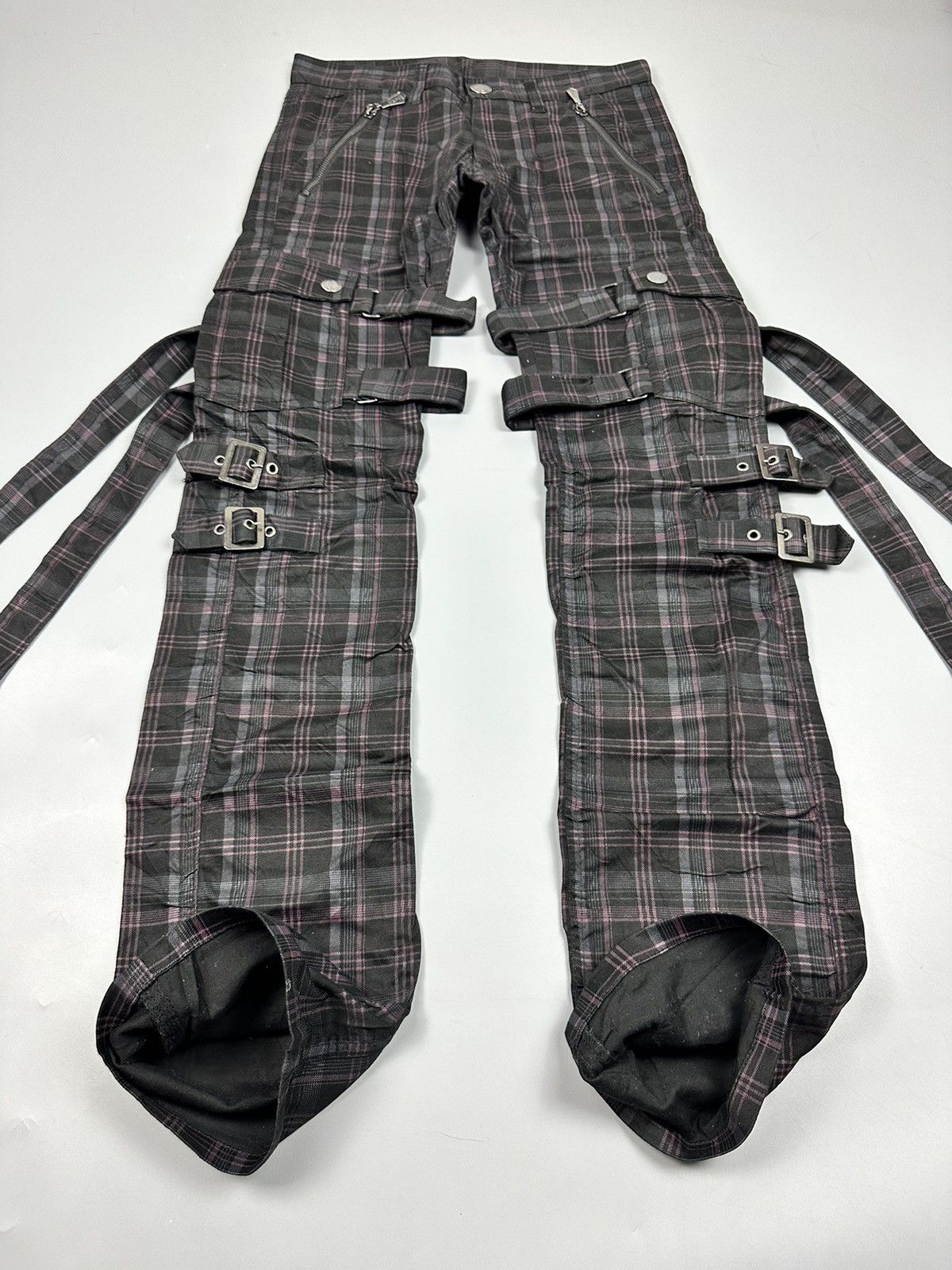 Seditionaries Vintage Bernings-Sho Punk Bondage Cargo Pants Size US 30 / EU 46 - 8 Thumbnail