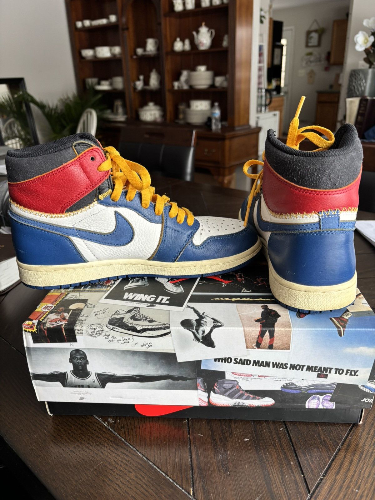 Jordan Brand Jordan 1 Union storm blues Size US 8 / EU 41 - 5 Thumbnail