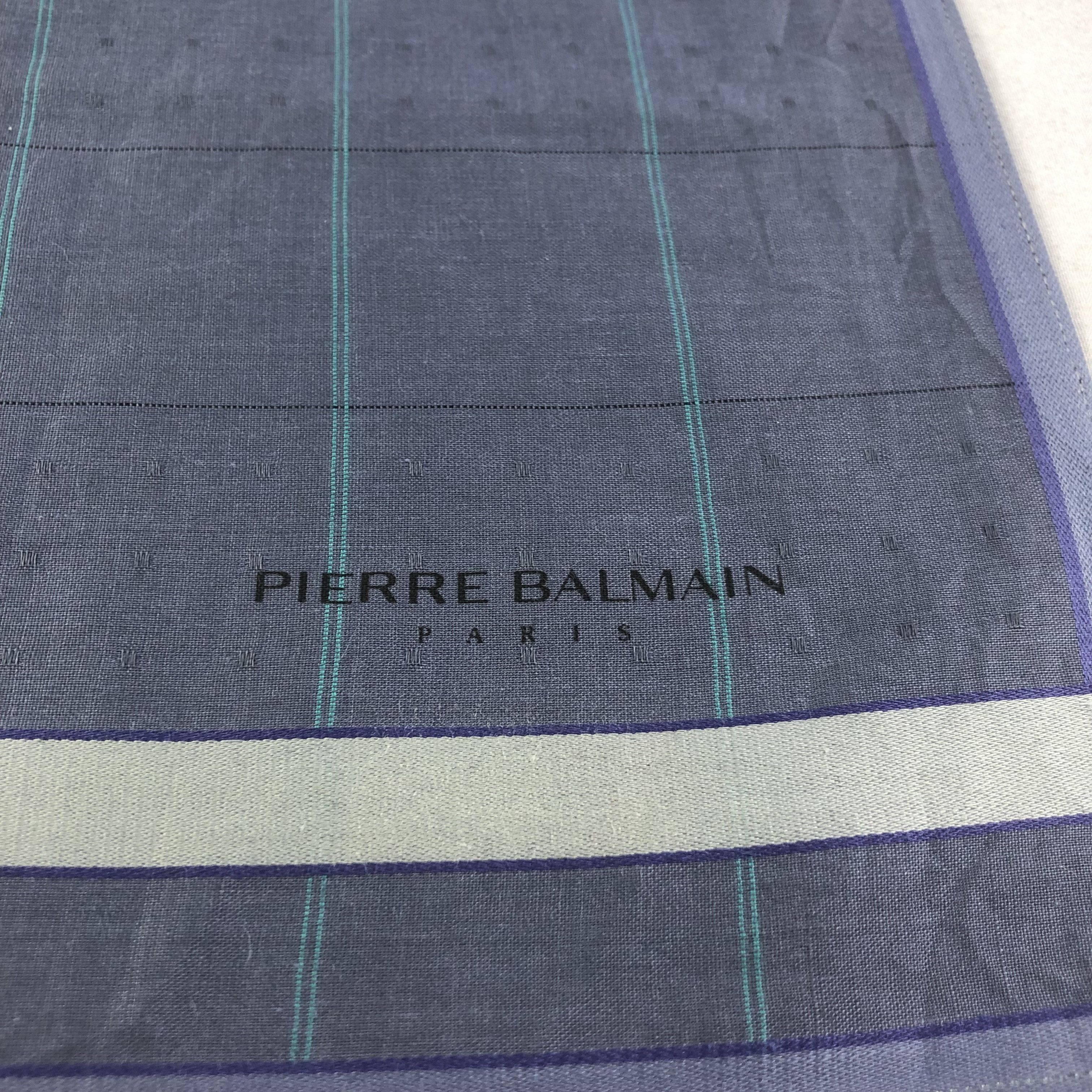Pierre Balmain × Vintage Pierre Balmain Handkerchief Neckerchief Bandana H2301 Size ONE SIZE - 4 Thumbnail