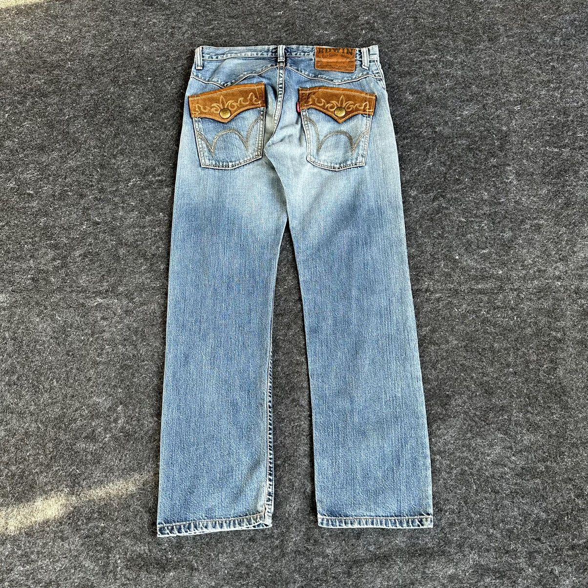 Edwin Vintage Edwin Exclusive Fade Washed Denim 32x31 D607 Size US 32 / EU 48 - 2 Thumbnail