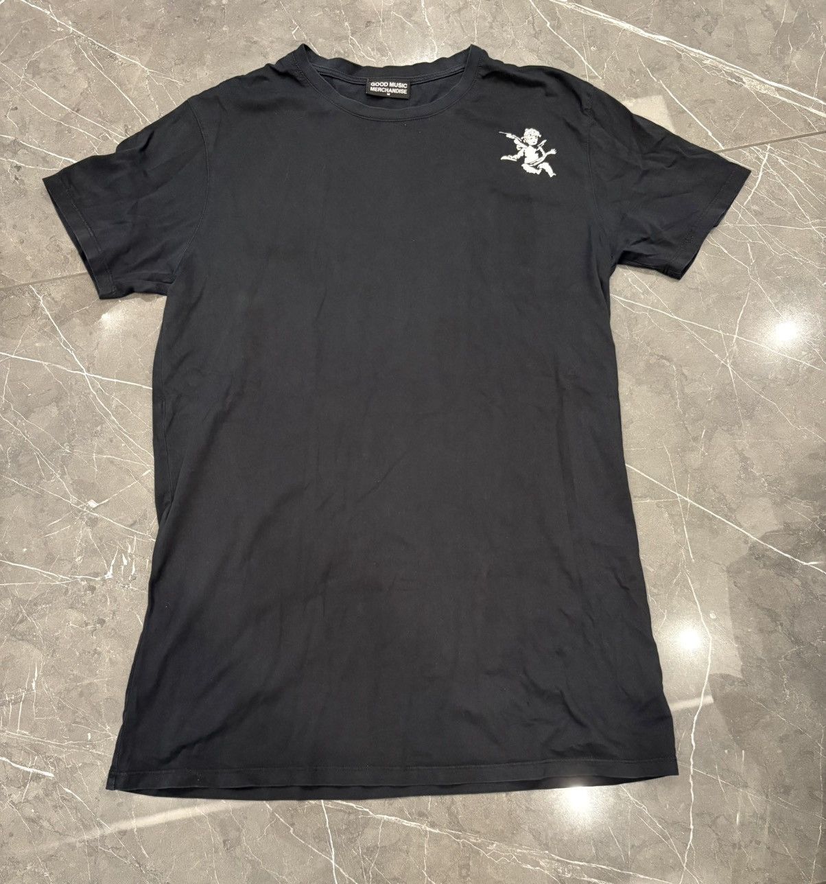 Kanye West Good Music Records Angel Hip Hop Rap Label Logo T Shirt Size US M / EU 48-50 / 2 - 2 Thumbnail