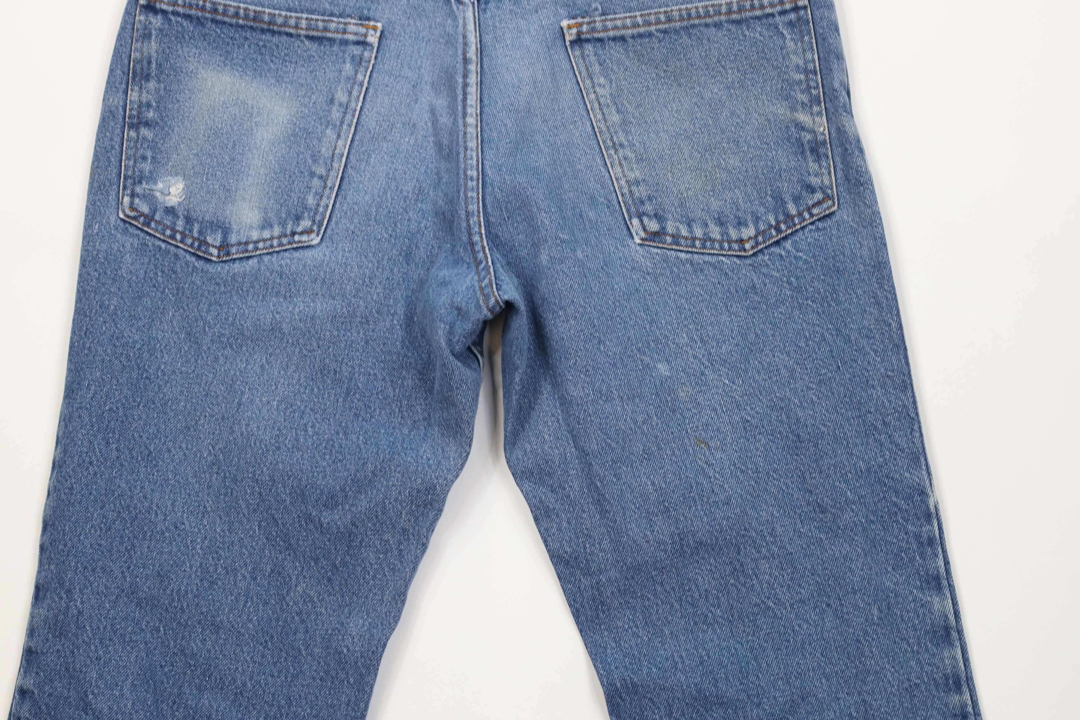 Vintage Vintage 70s Streetwear Straight Leg Denim Jeans Blue USA Size US 34 / EU 50 - 13 Thumbnail