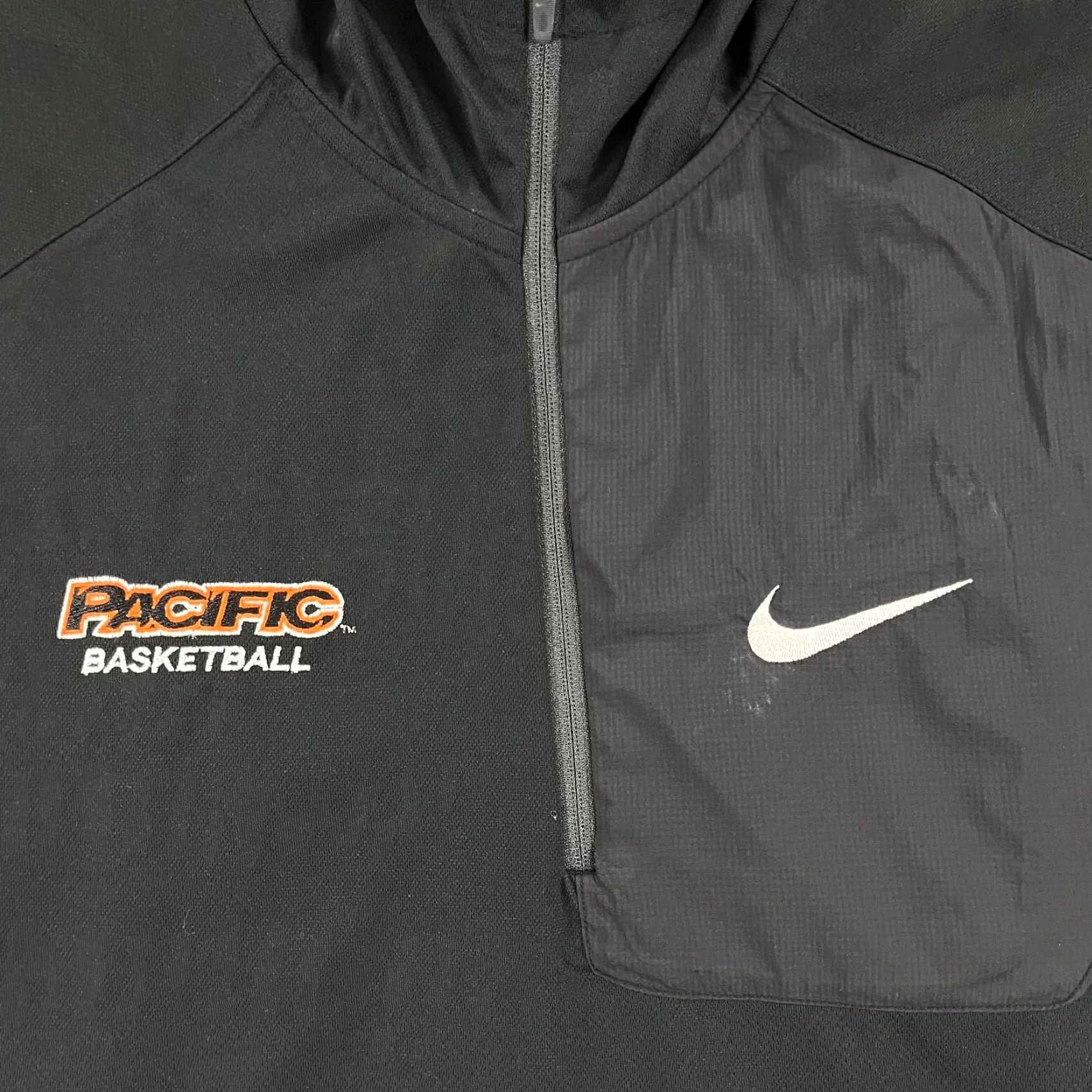 Nike NIKE Jacket Men's Large Black PACIFIC TIGERS Basketball Hooded Adult NCAA D1 L/S Size US L / EU 52-54 / 3 - 2 Thumbnail