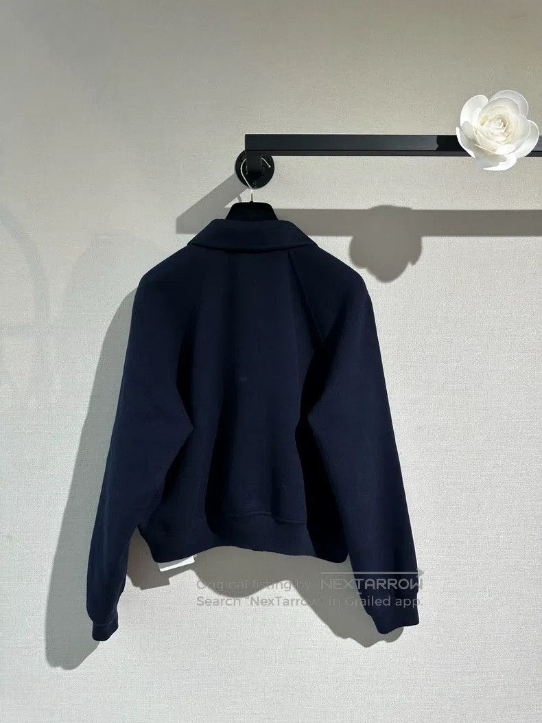 Hermes Hermes Navy Pig Nose Wool Jacket Size XS / US 0-2 / IT 36-38 - 5 Thumbnail