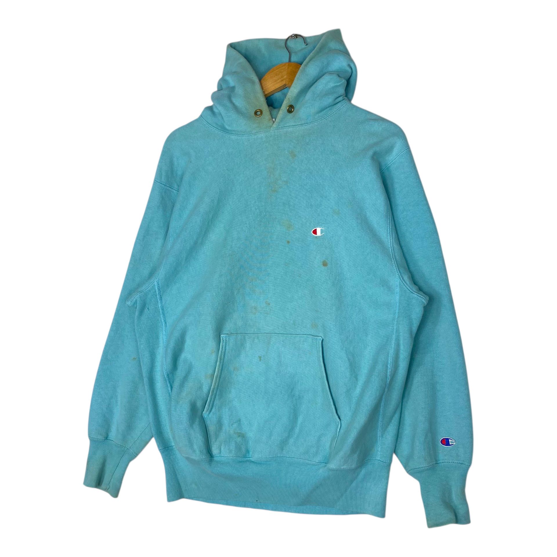 Champion 💥 90s CHAMPION REVERSE WEAVE HOODED PULLOVER Size US L / EU 52-54 / 3 - 3 Thumbnail