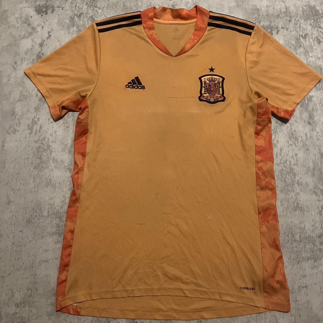 Adidas 2019-20 Spain Adidas Goalkeeper Away Football Shirt Size US L / EU 52-54 / 3 - 1 Thumbnail