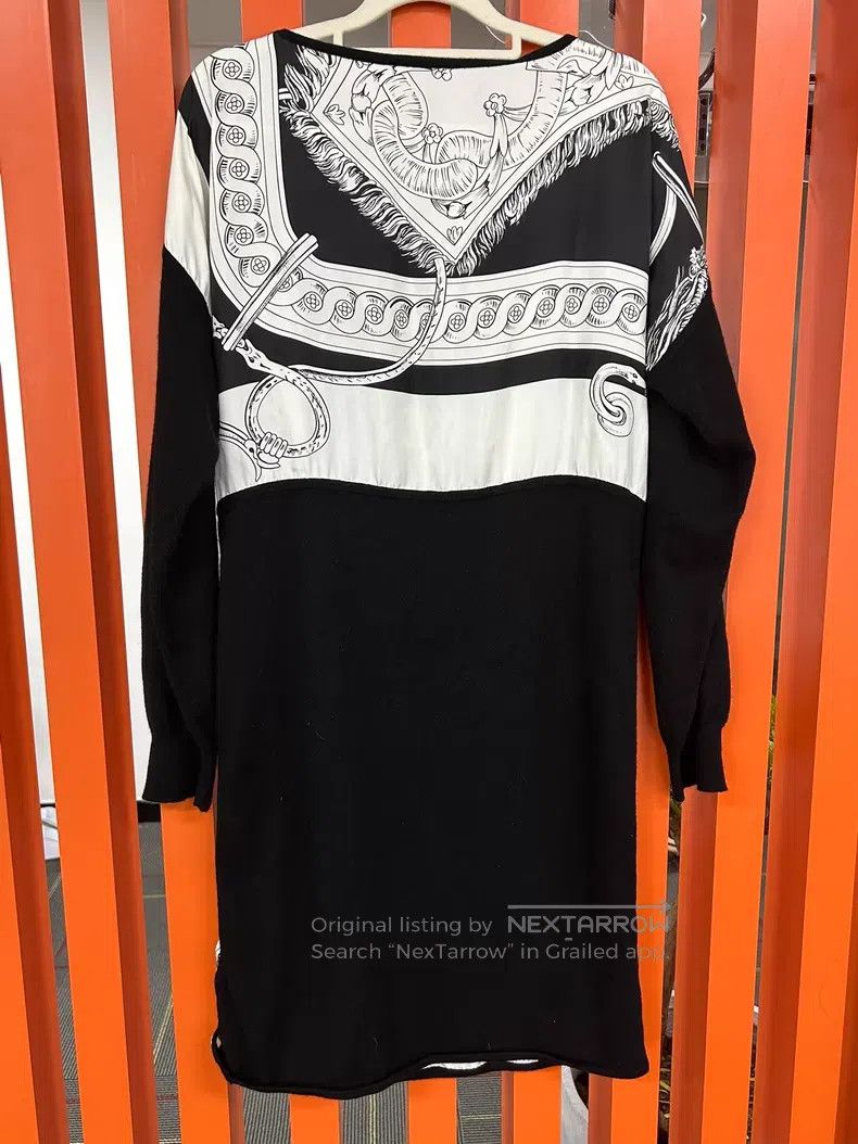 Hermes Hermes Silk Dress Size XXS / US 00 / IT 34 - 2 Thumbnail