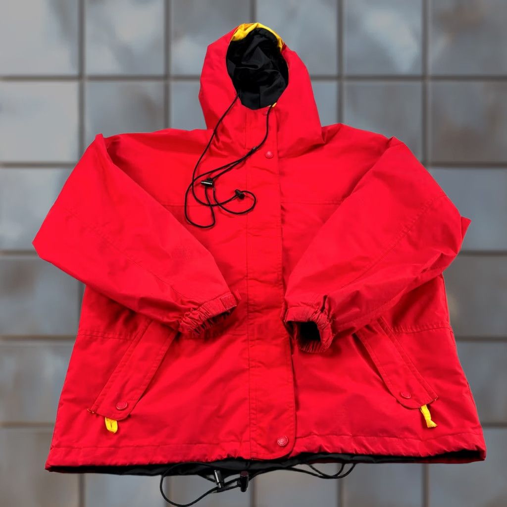 Eddie Bauer VINTAGE Eddie Bauer Jacket Mens M Red Gore Tex Full Zip Hooded Coat Jacket Men's Red Gore Tex Full Zip Hooded Coat Size US M / EU 48-50 / 2 - 1 Thumbnail