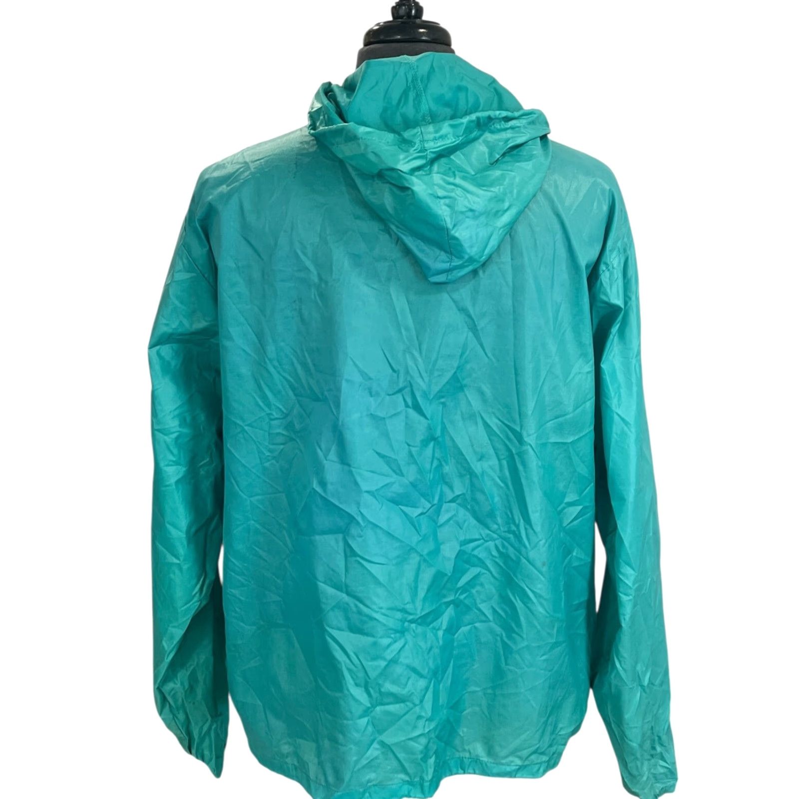 Lacoste VINTAGE Lacoste Windbreaker Mens XL Izod Anorak Hooded Pullover 80's Rain Jacket Jacket Size US XL / EU 56 / 4 - 7 Thumbnail