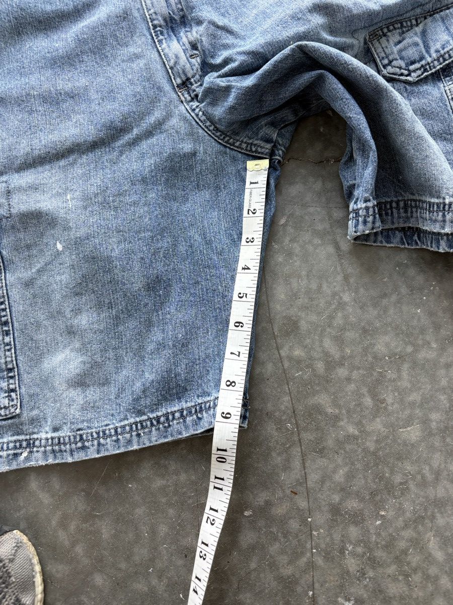 Wrangler Vintage Y2K Wrangler Cargo Jean Shorts Size 36 Distressed Size US 36 / EU 52 - 12 Thumbnail