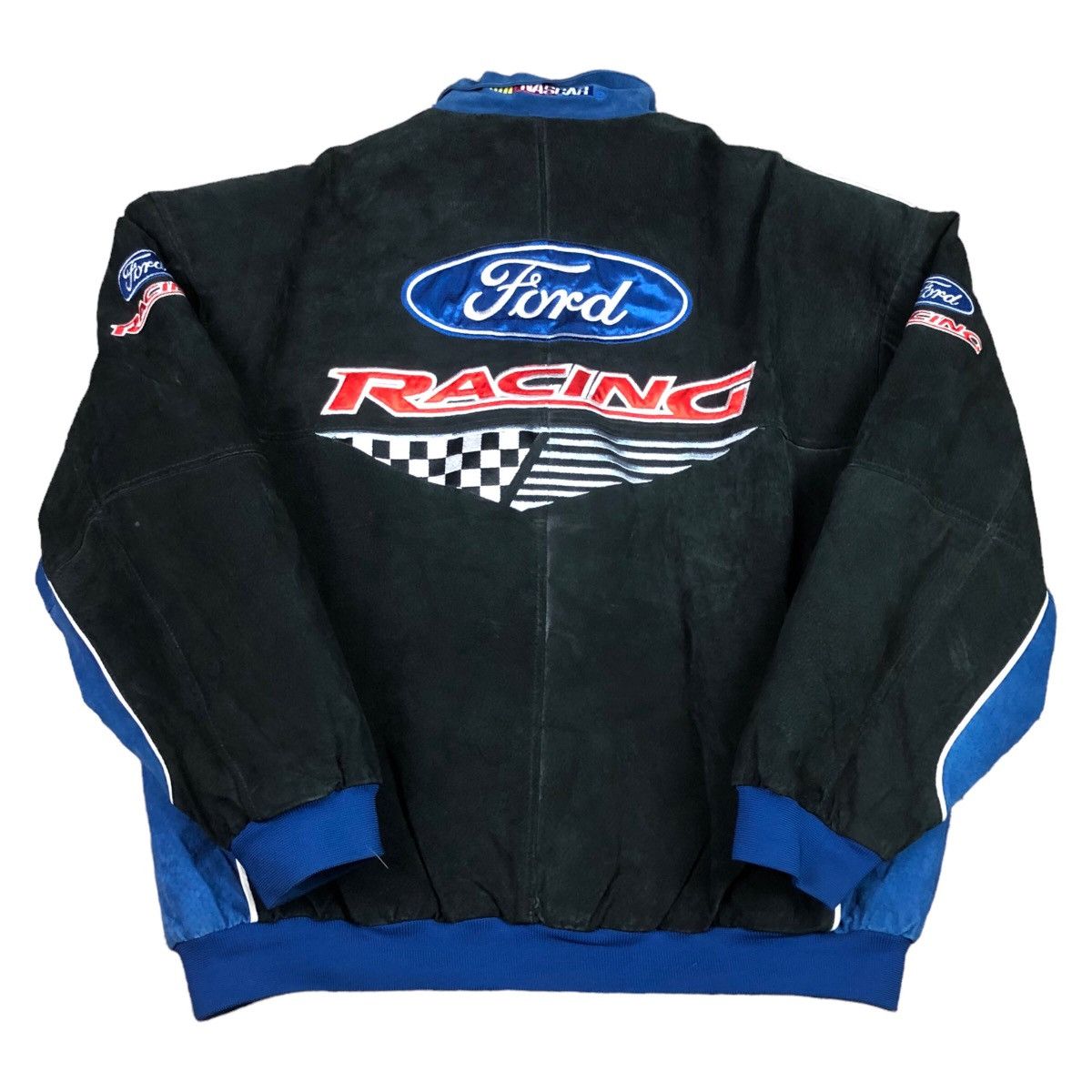 NASCAR Vintage Essex Ford Racing NASCAR Racing Jacket Adult Medium ...