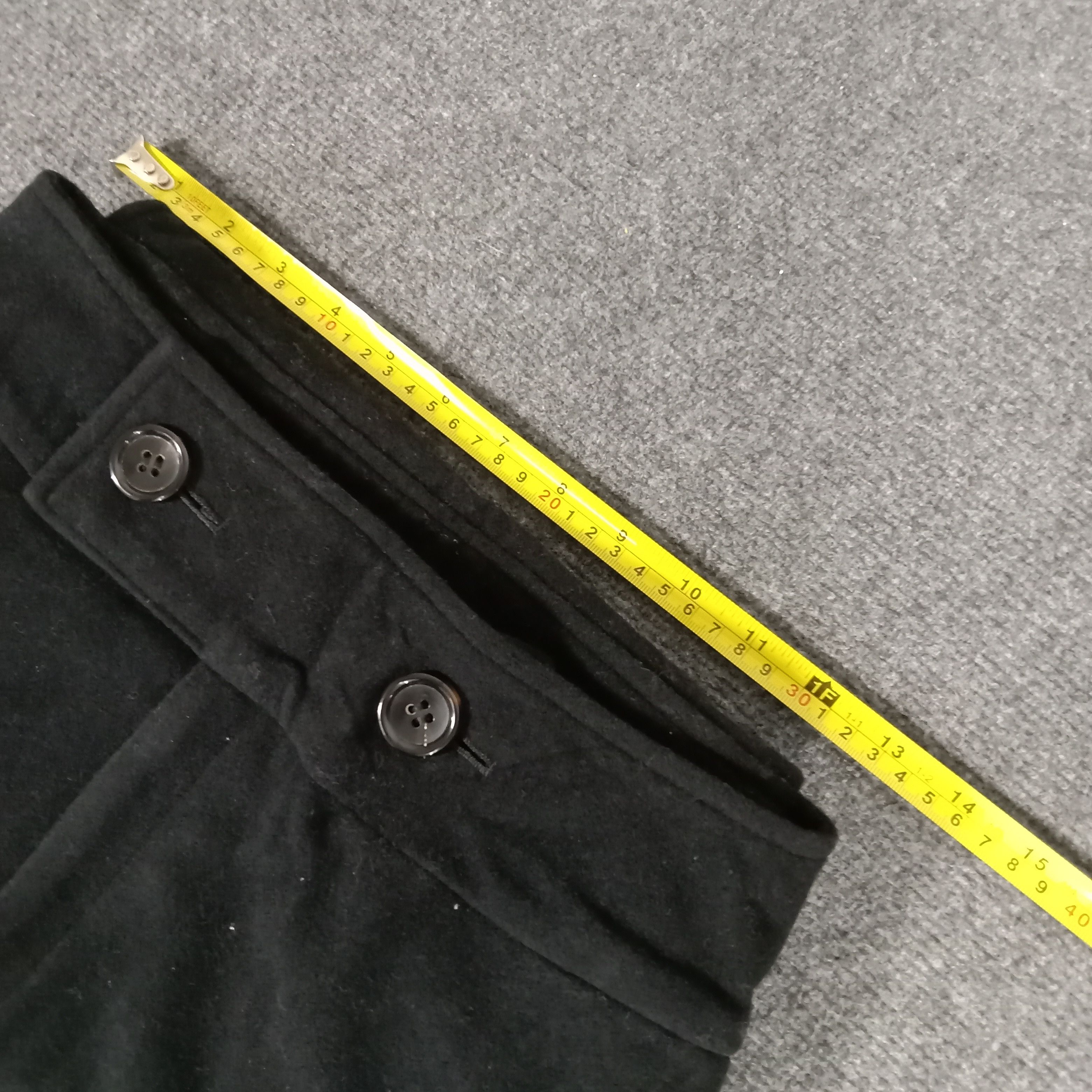 Japanese Brand Y's by Yohji Yamamoto Japanese Designer Wool Skirts Size 26" / US 2 / IT 38 - 5 Thumbnail