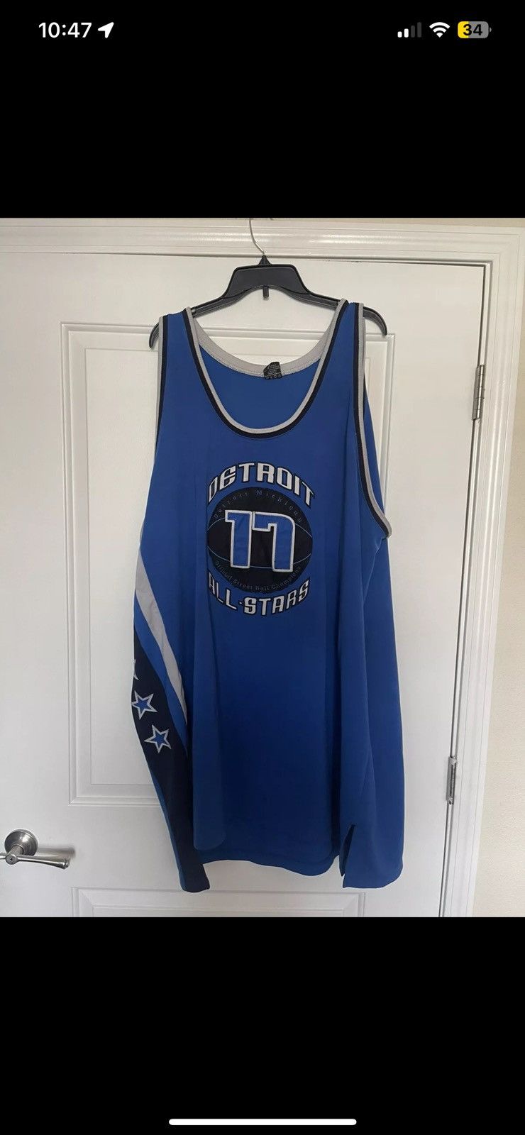 Vintage Detroit All Stars Official Street Ball Champions Basketball Size US XXL / EU 58 / 5 - 1 Thumbnail
