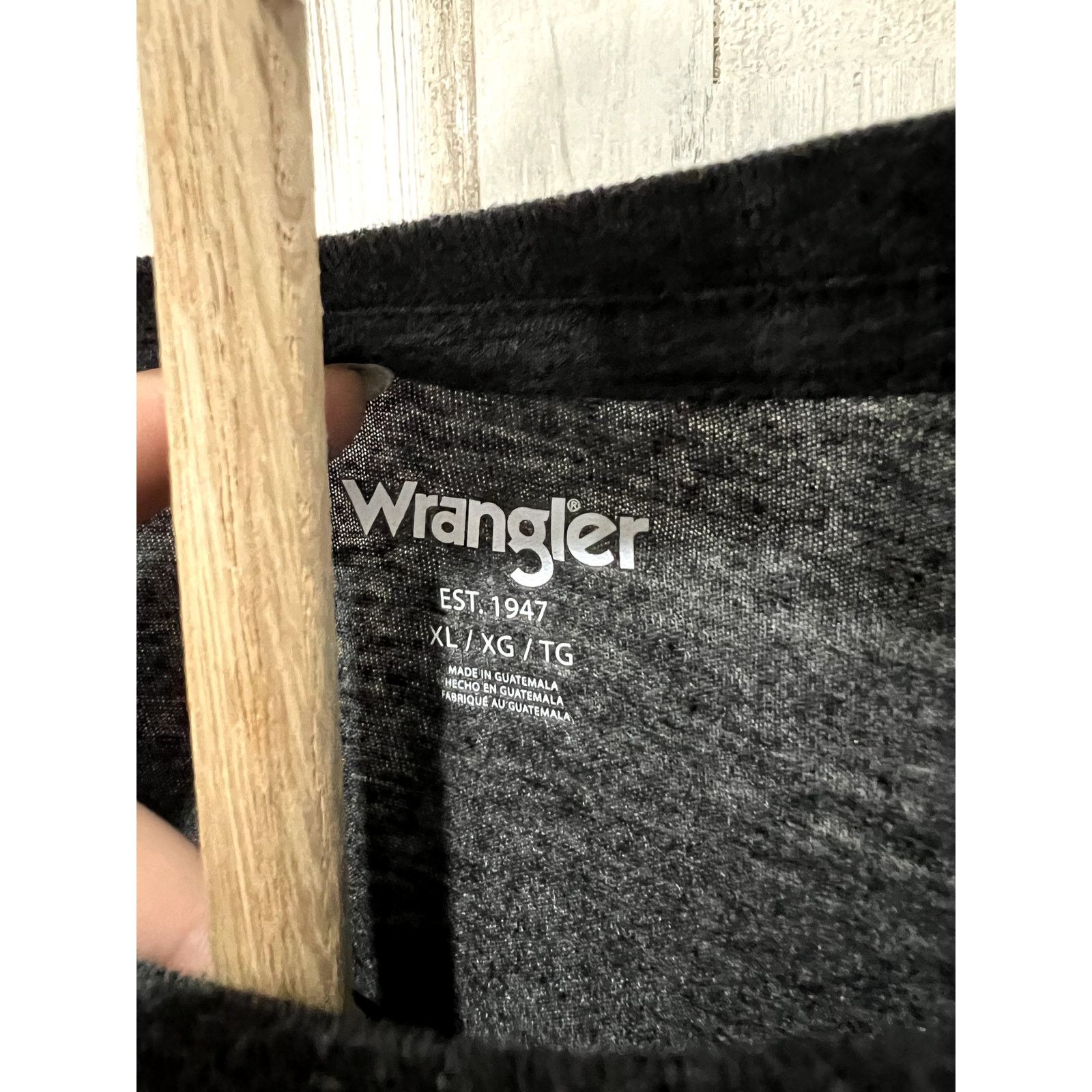 Wrangler Wrangler Men's XL Gray Graphic Print Logo T-Shirt Size US XL / EU 56 / 4 - 3 Thumbnail